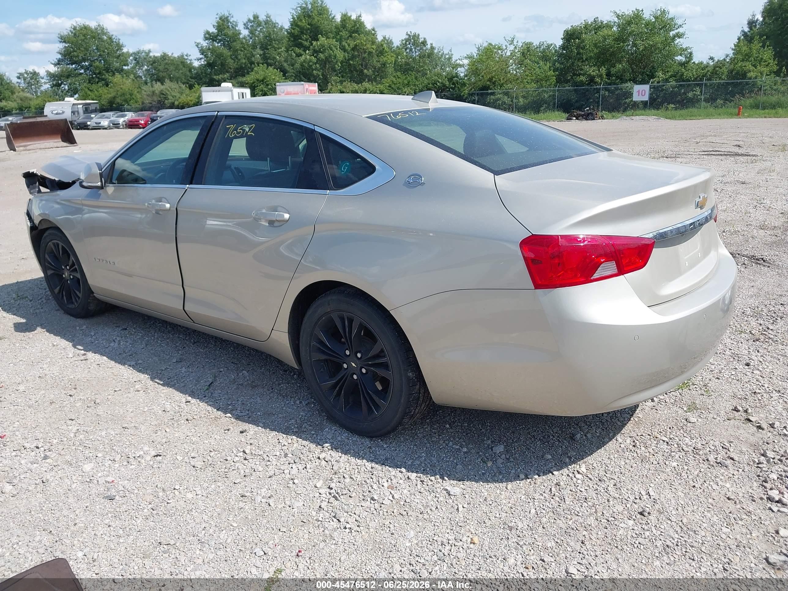 2014 Chevrolet Impala 2lt Champagne vin: 2G1125S32E9237159