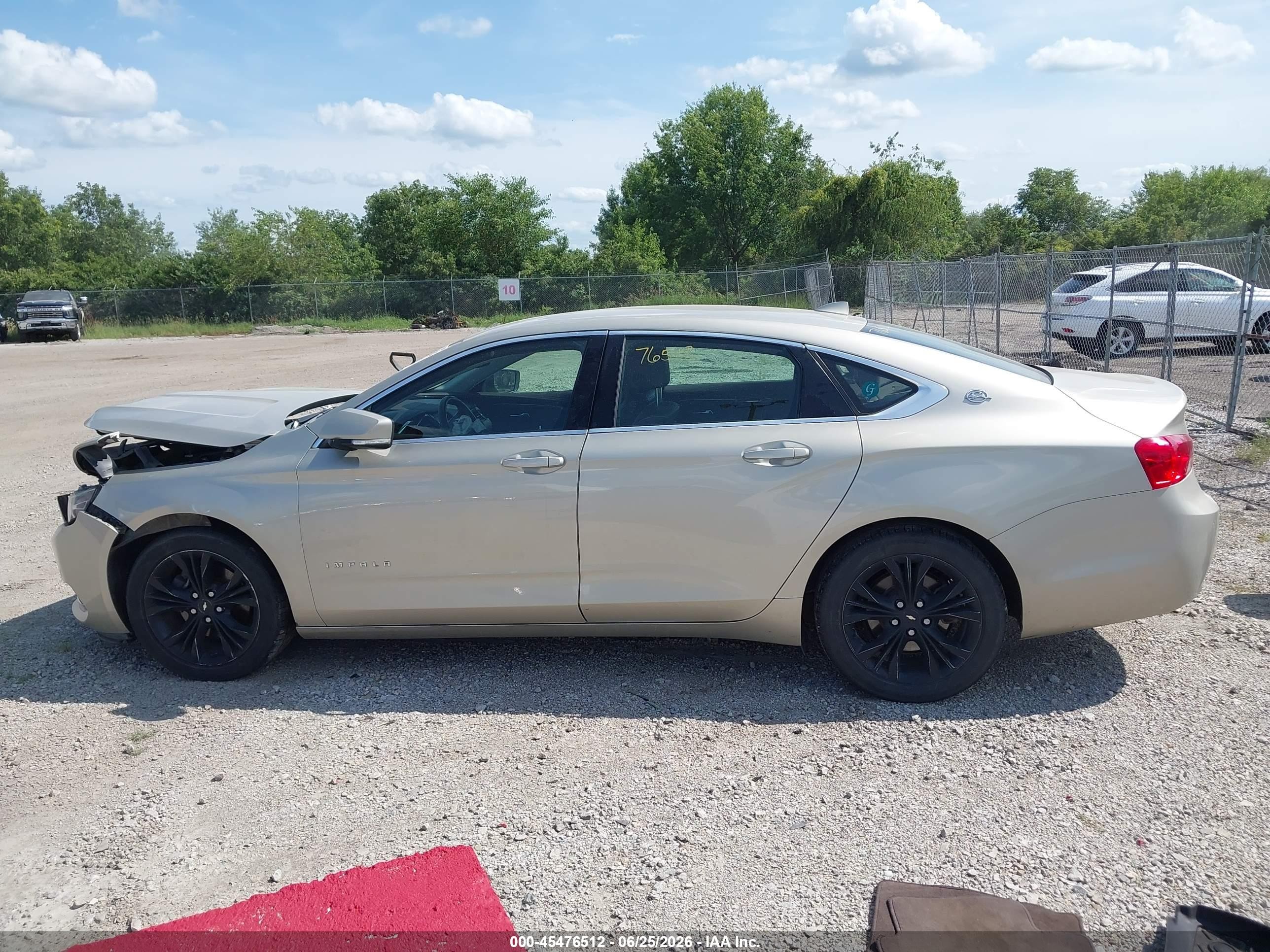 2014 Chevrolet Impala 2lt Champagne vin: 2G1125S32E9237159
