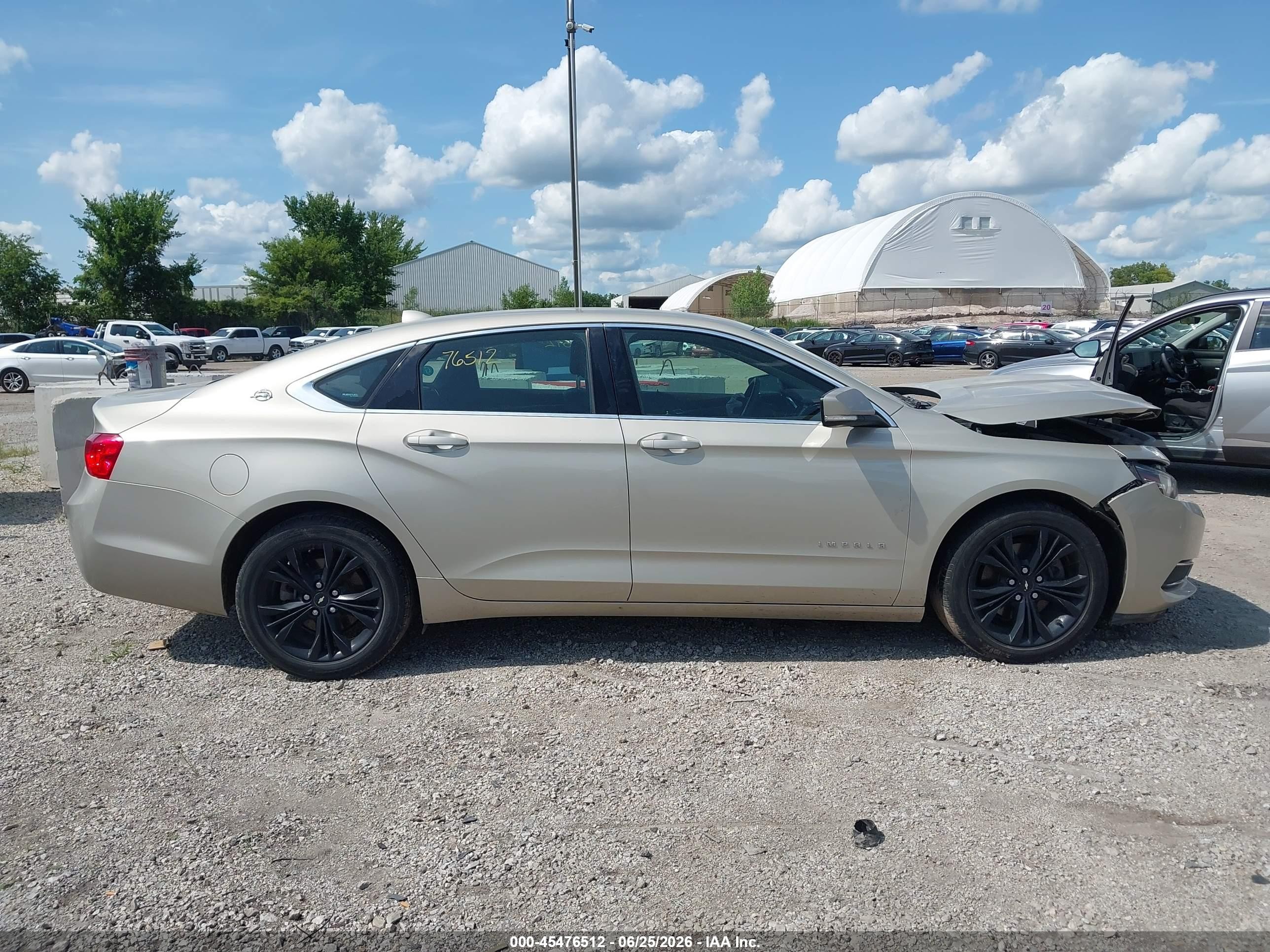 2014 Chevrolet Impala 2lt Champagne vin: 2G1125S32E9237159