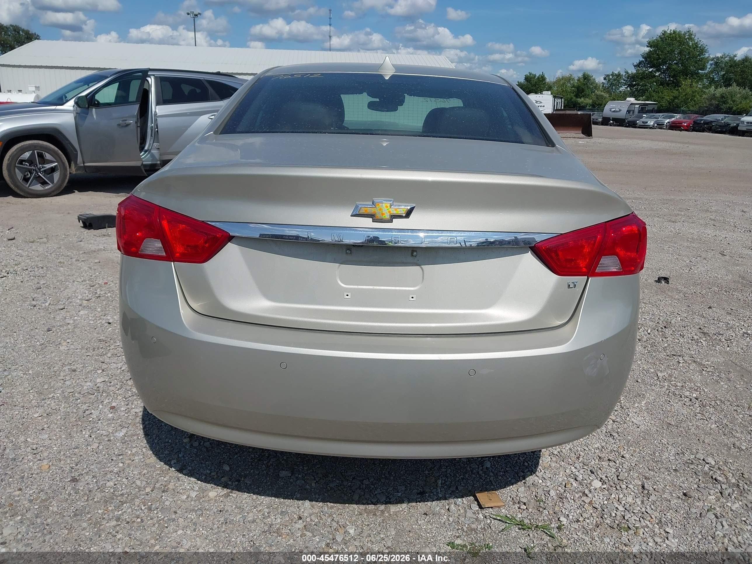 2014 Chevrolet Impala 2lt Champagne vin: 2G1125S32E9237159