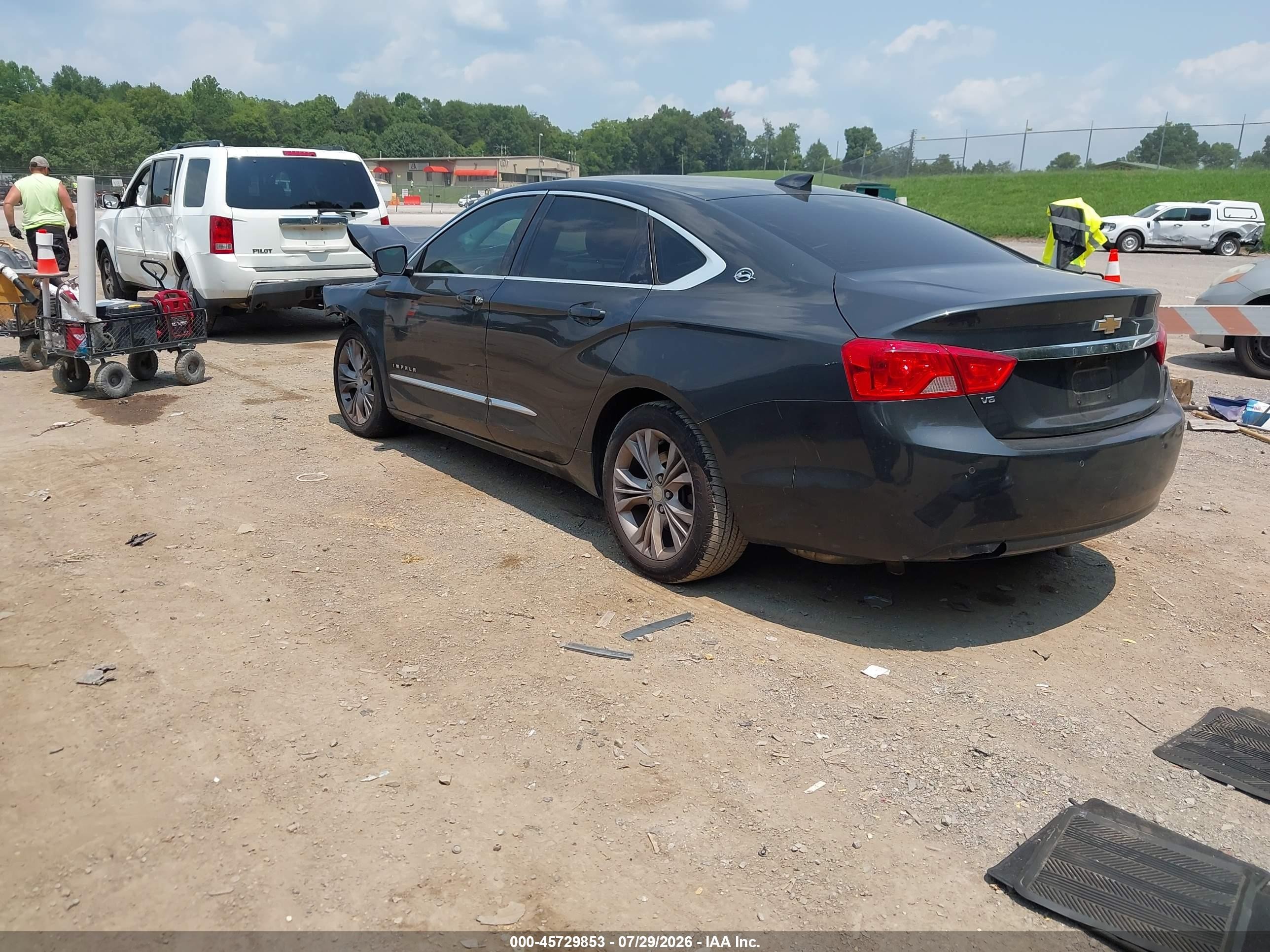 2015 Chevrolet Impala 2lt Gray vin: 2G1125S32F9114785