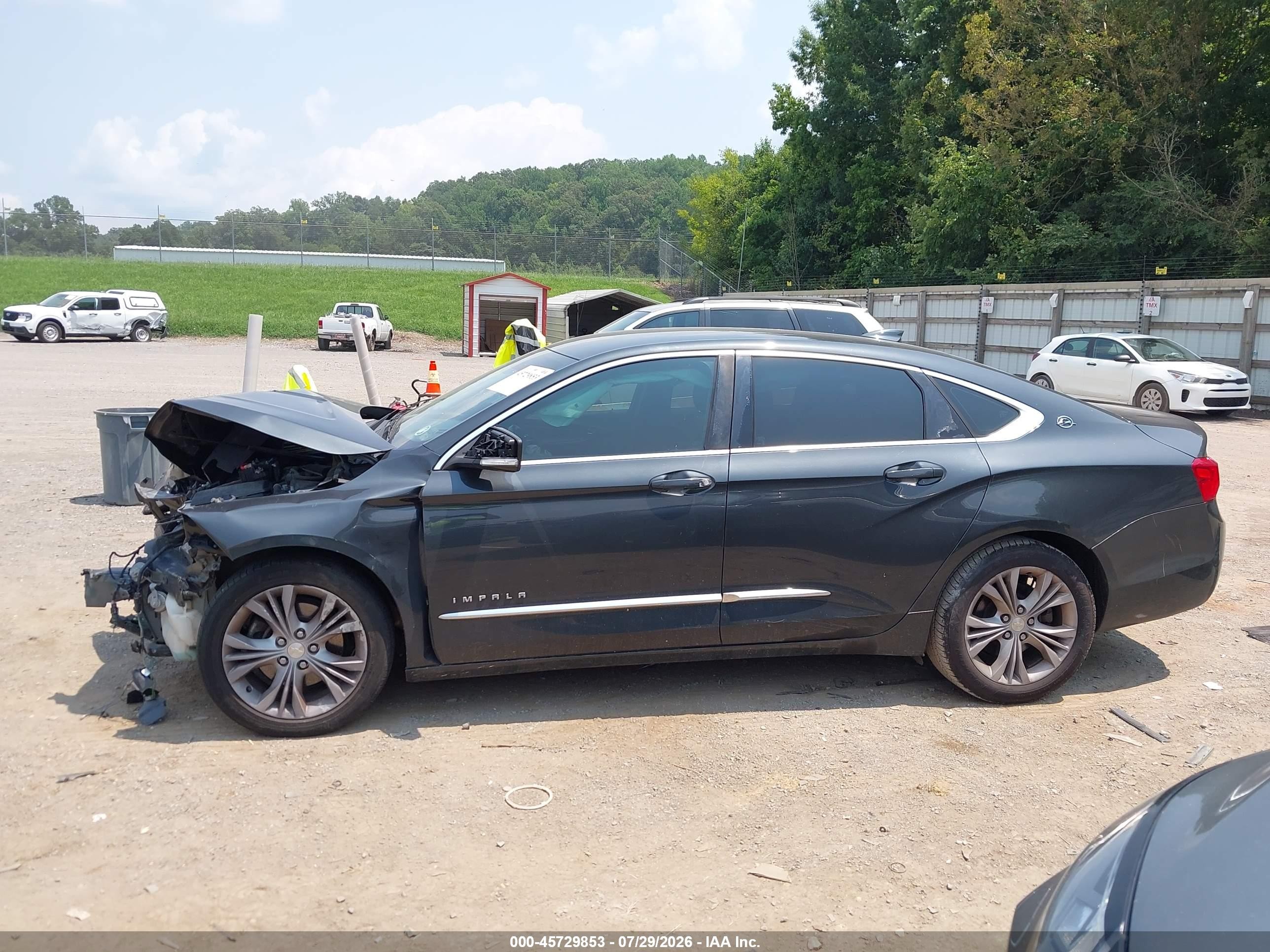 2015 Chevrolet Impala 2lt Gray vin: 2G1125S32F9114785