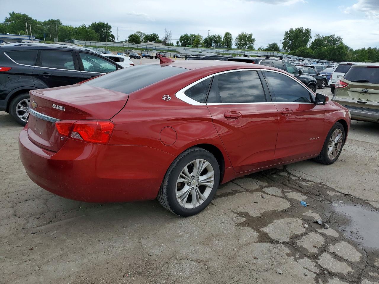 2015 Chevrolet Impala Lt Red vin: 2G1125S32F9121350
