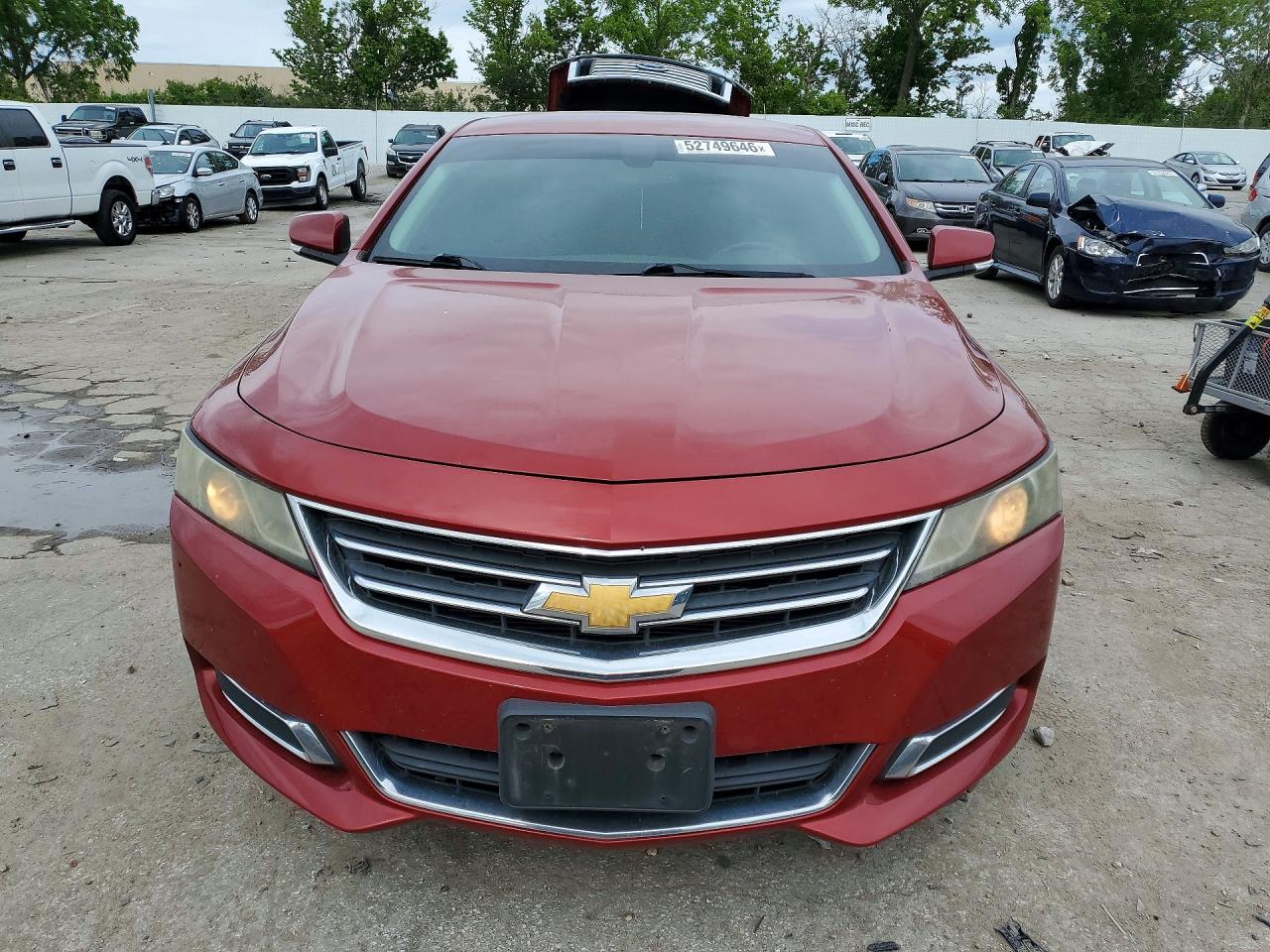 2015 Chevrolet Impala Lt Red vin: 2G1125S32F9121350