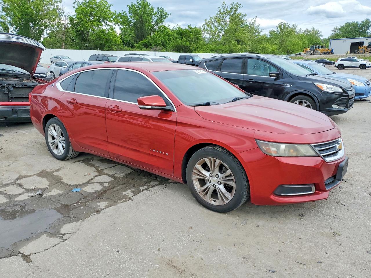 2015 Chevrolet Impala Lt Red vin: 2G1125S32F9121350