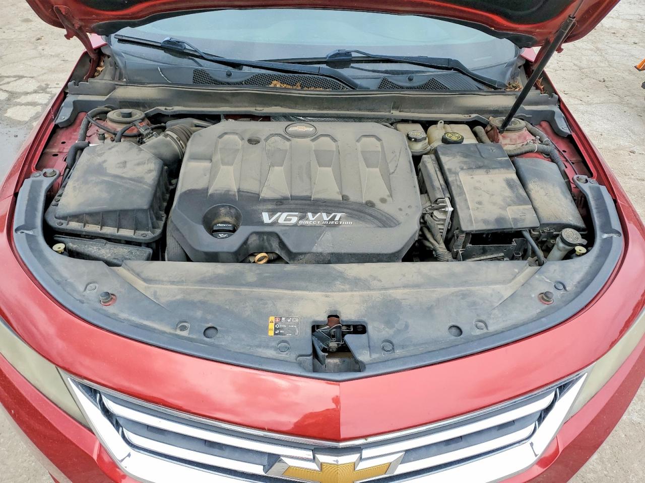 2015 Chevrolet Impala Lt Red vin: 2G1125S32F9121350