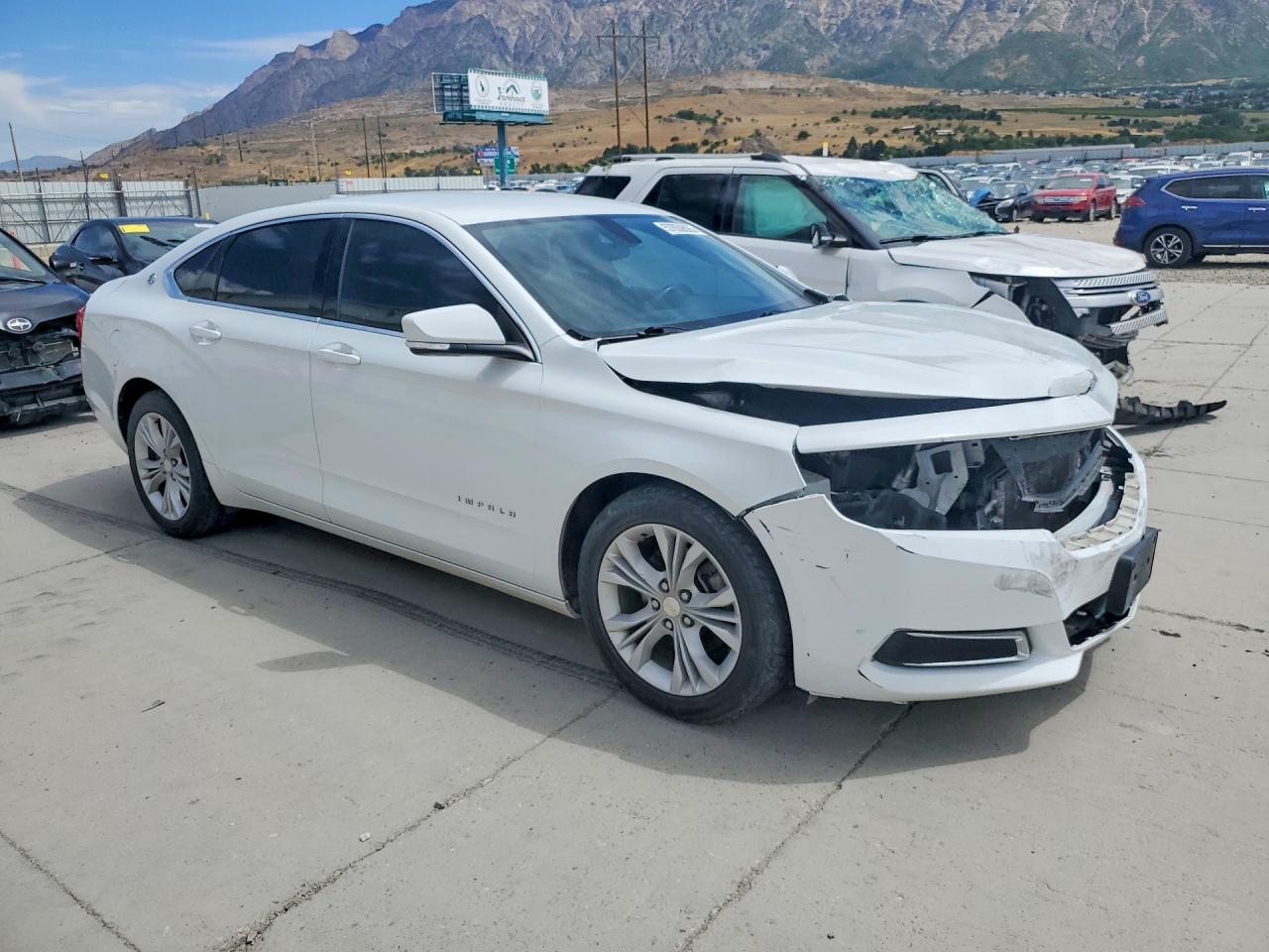2015 Chevrolet Impala Lt White vin: 2G1125S32F9162545