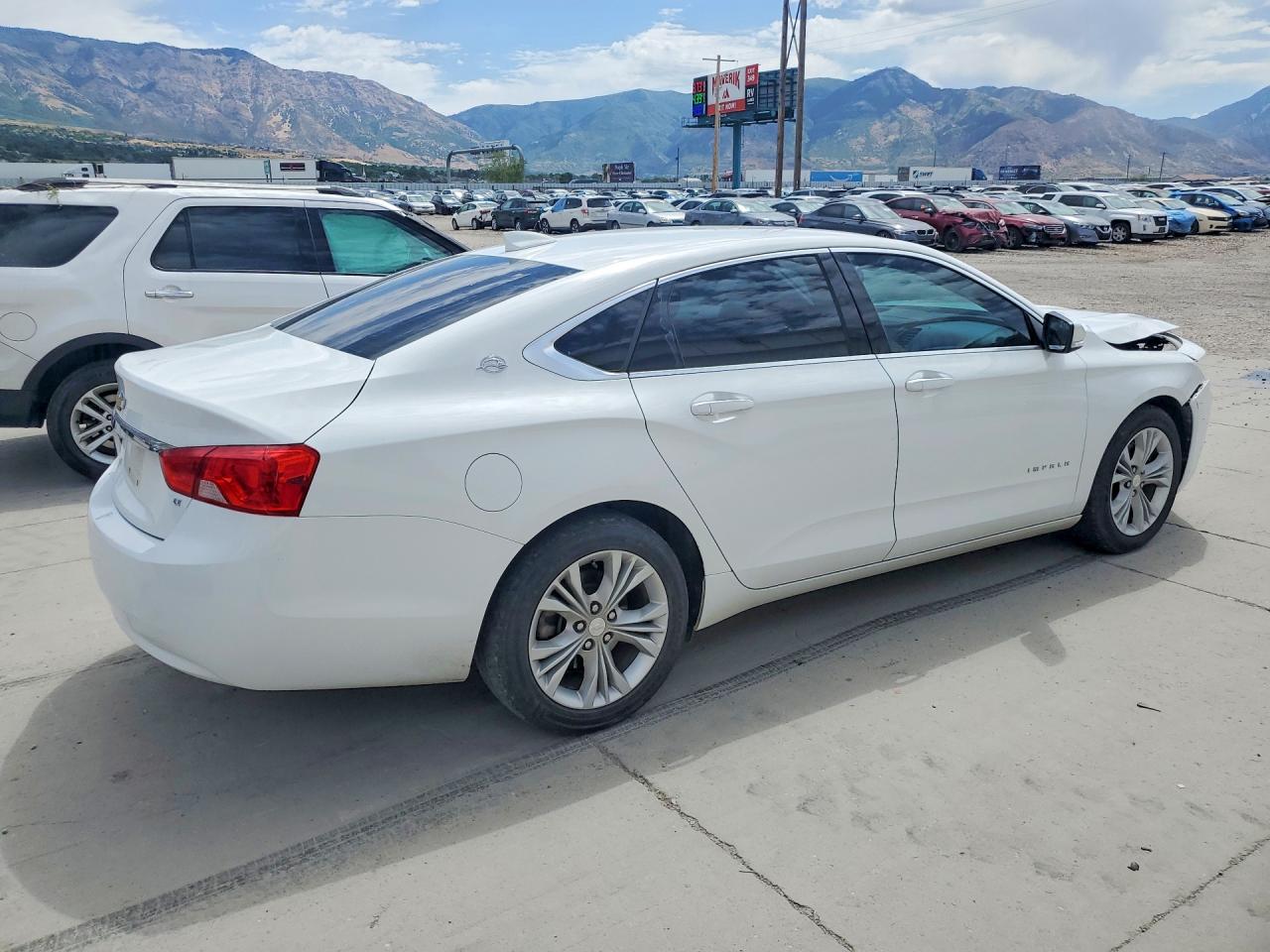 2015 Chevrolet Impala Lt White vin: 2G1125S32F9162545