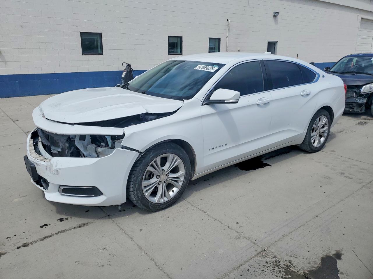2015 Chevrolet Impala Lt White vin: 2G1125S32F9162545