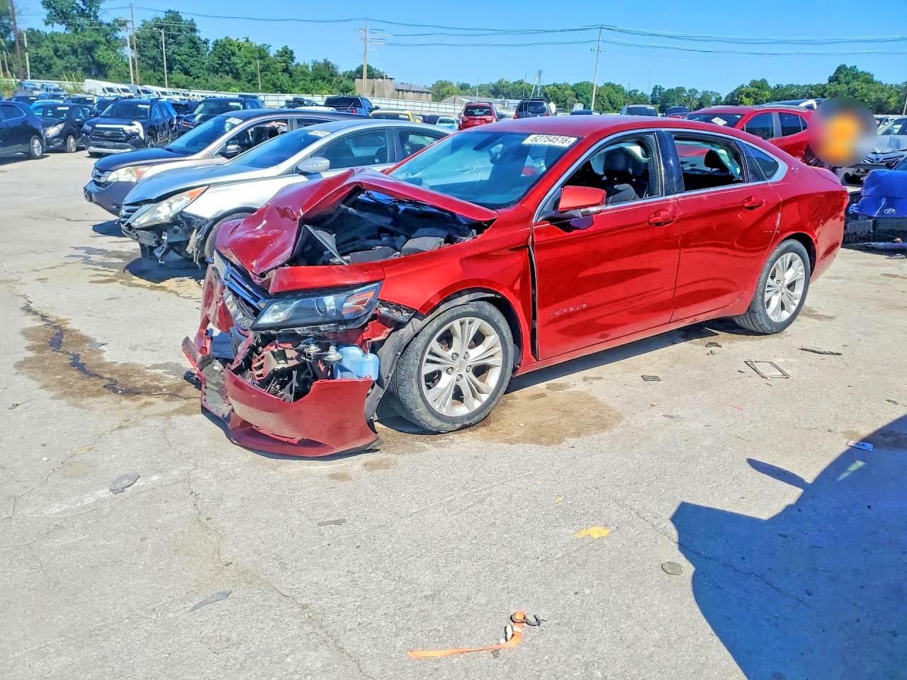 2015 Chevrolet Impala Lt Красный vin: 2G1125S32F9170502