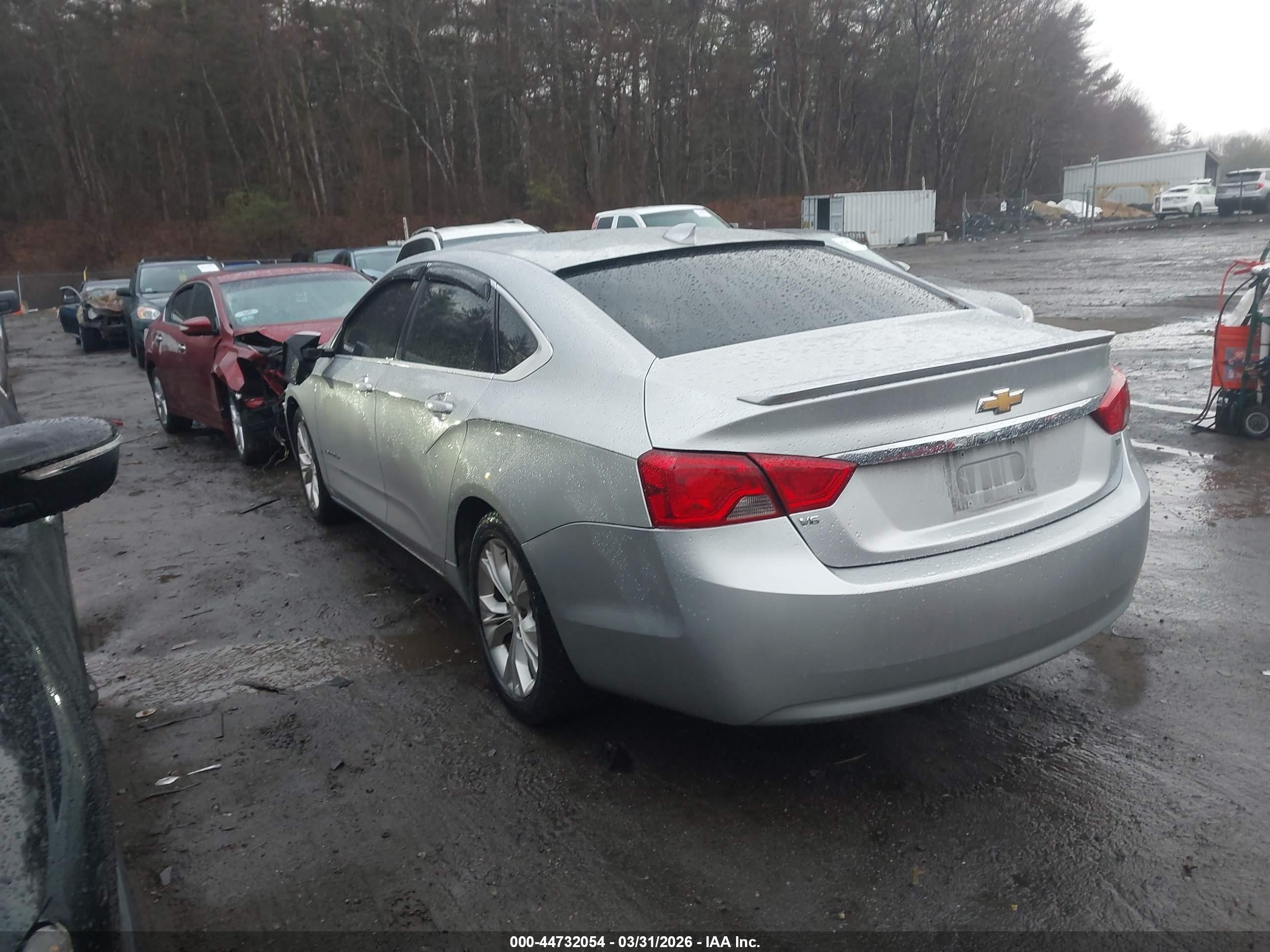 2015 Chevrolet Impala 2lt Silver vin: 2G1125S32F9203286