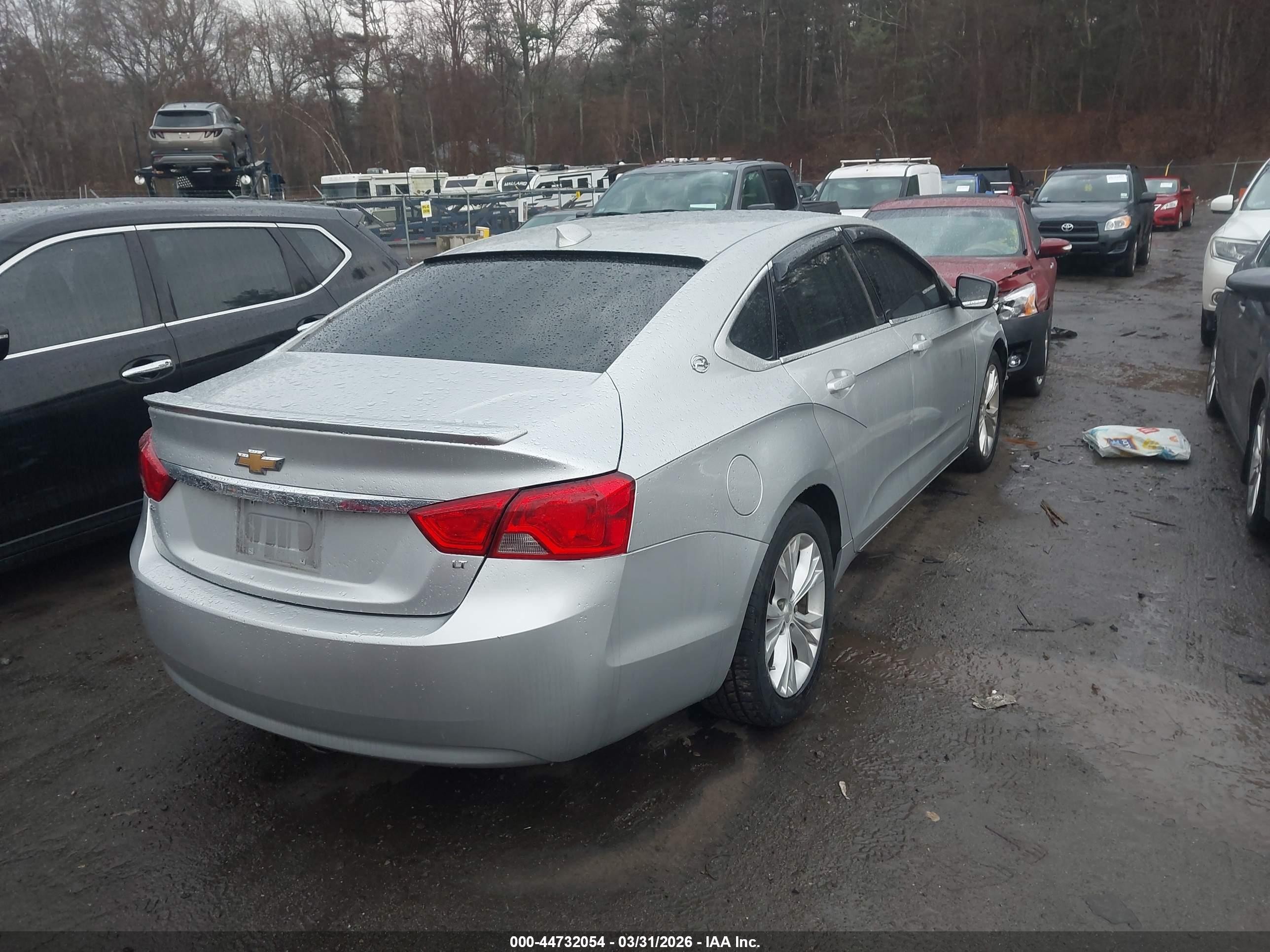 2015 Chevrolet Impala 2lt Silver vin: 2G1125S32F9203286