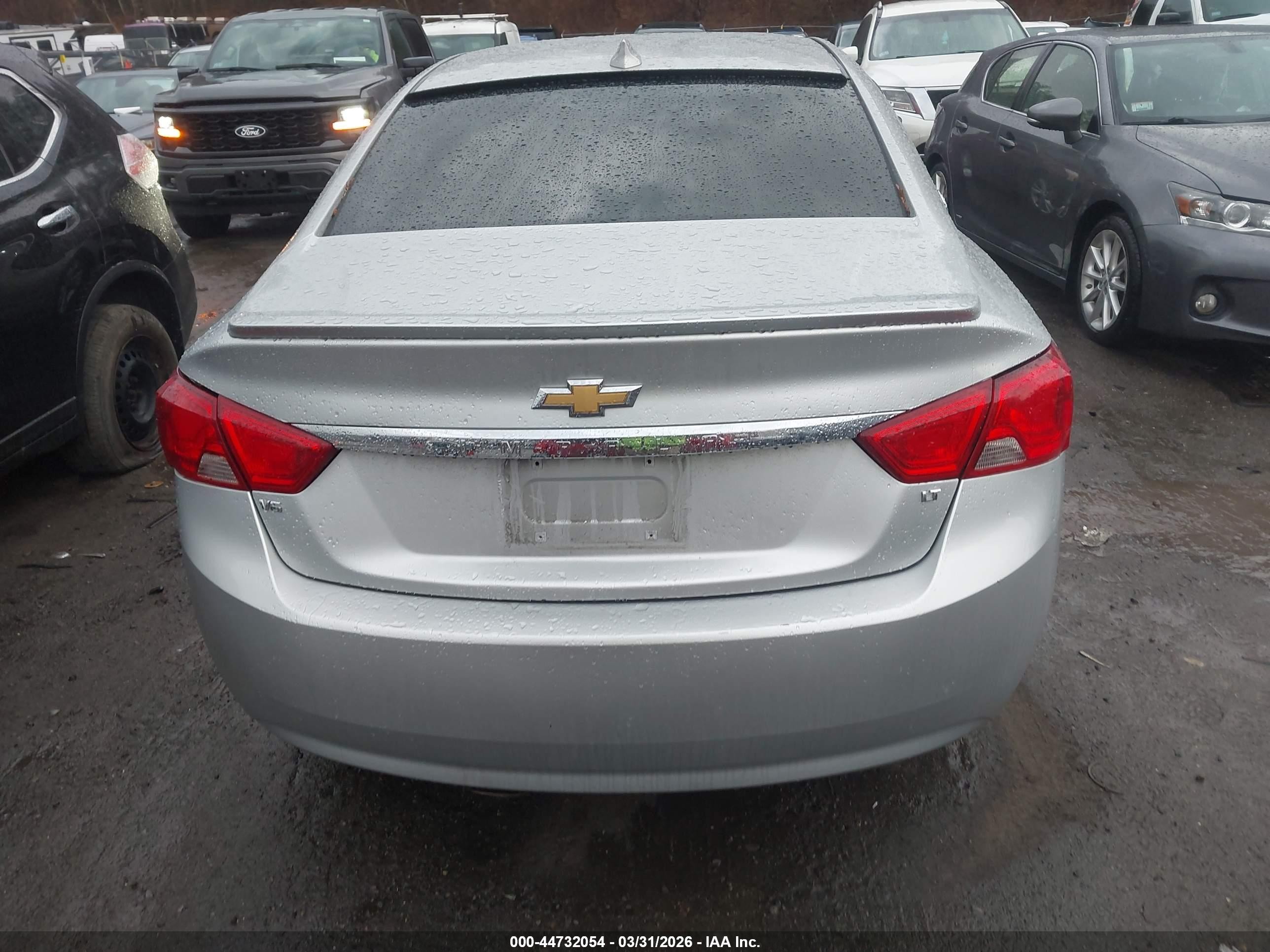 2015 Chevrolet Impala 2lt Silver vin: 2G1125S32F9203286