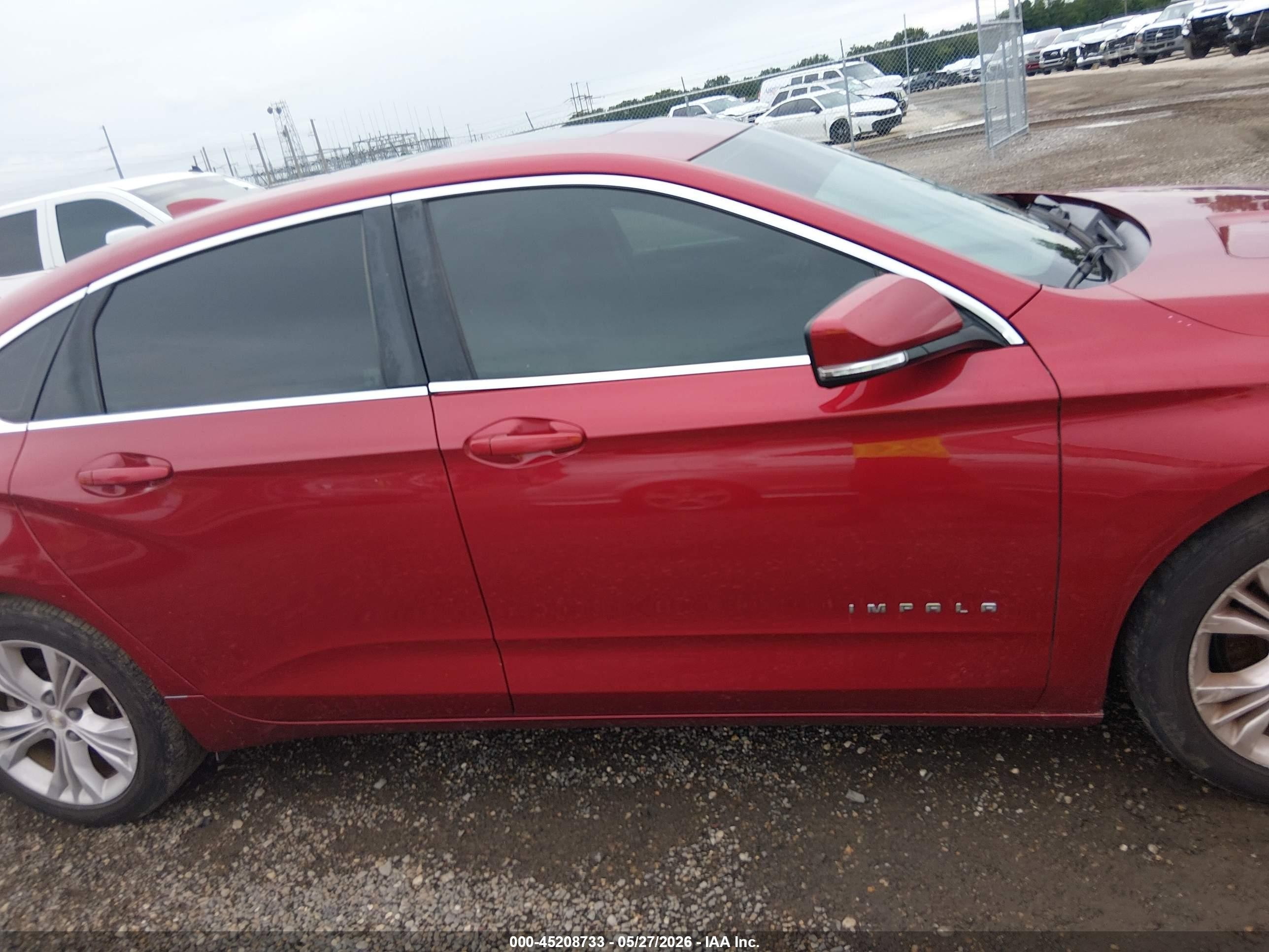 2015 Chevrolet Impala 2lt Красный vin: 2G1125S32F9281812