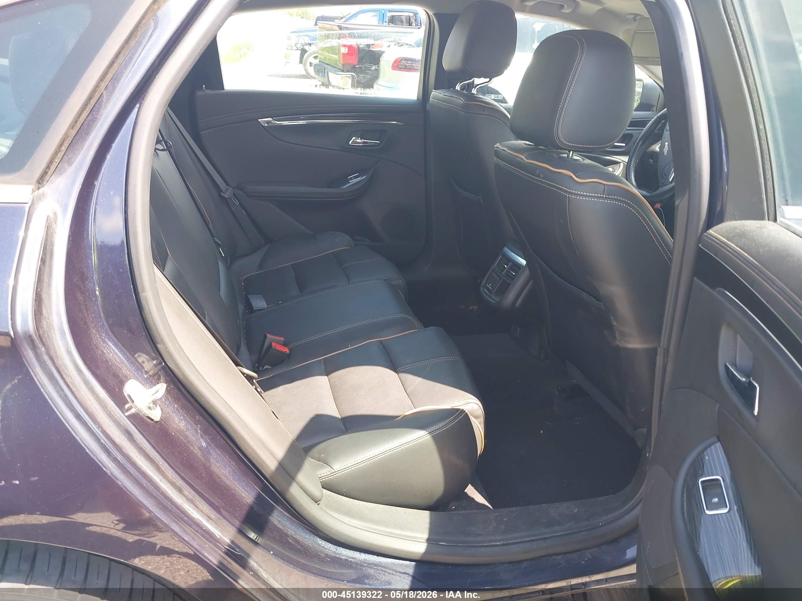 2018 Chevrolet Impala 2lz Black vin: 2G1125S32J9146273