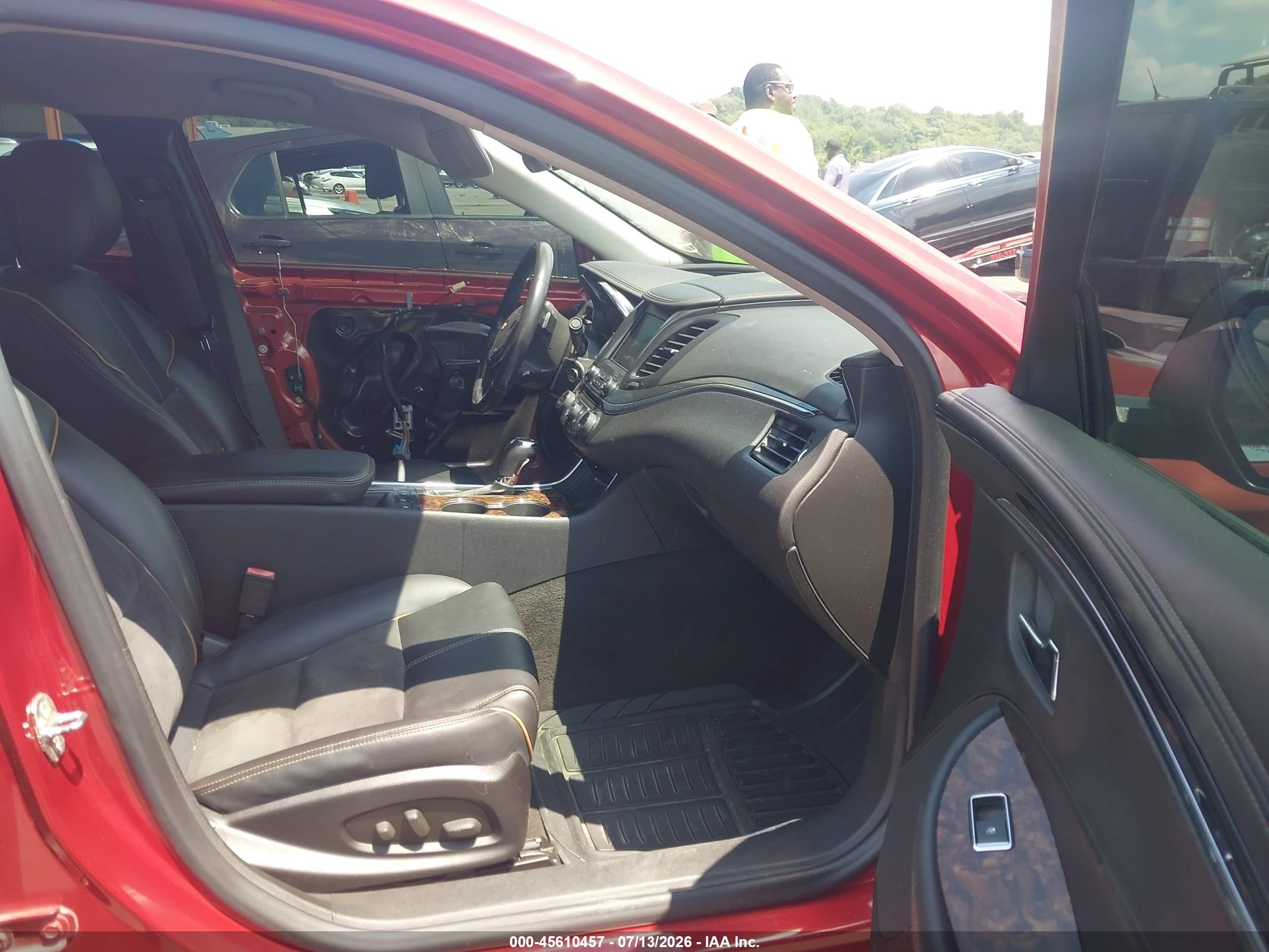 2014 Chevrolet Impala 2lt Red vin: 2G1125S33E9187663