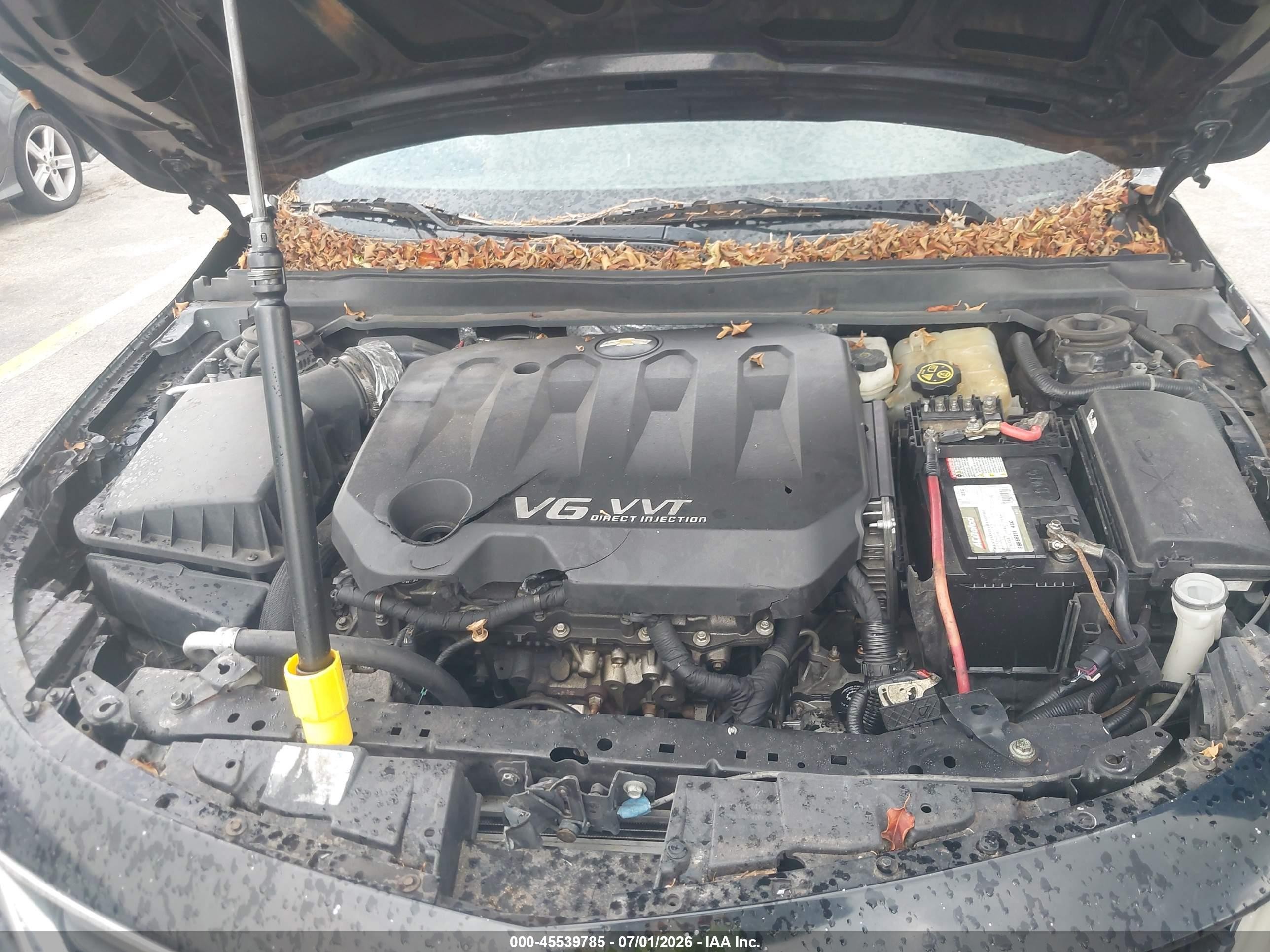 2014 Chevrolet Impala 2lt Black vin: 2G1125S33E9210309
