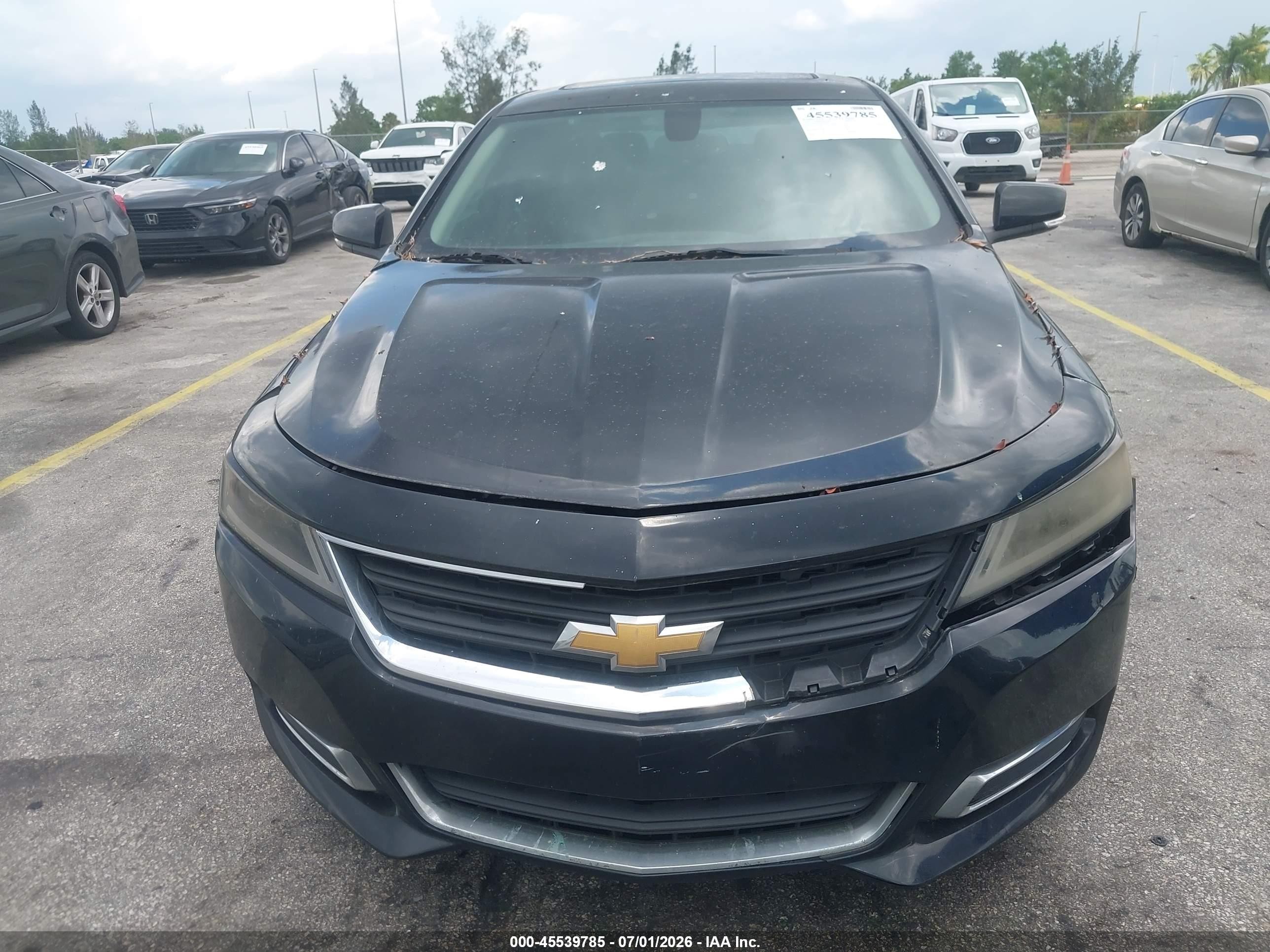 2014 Chevrolet Impala 2lt Black vin: 2G1125S33E9210309
