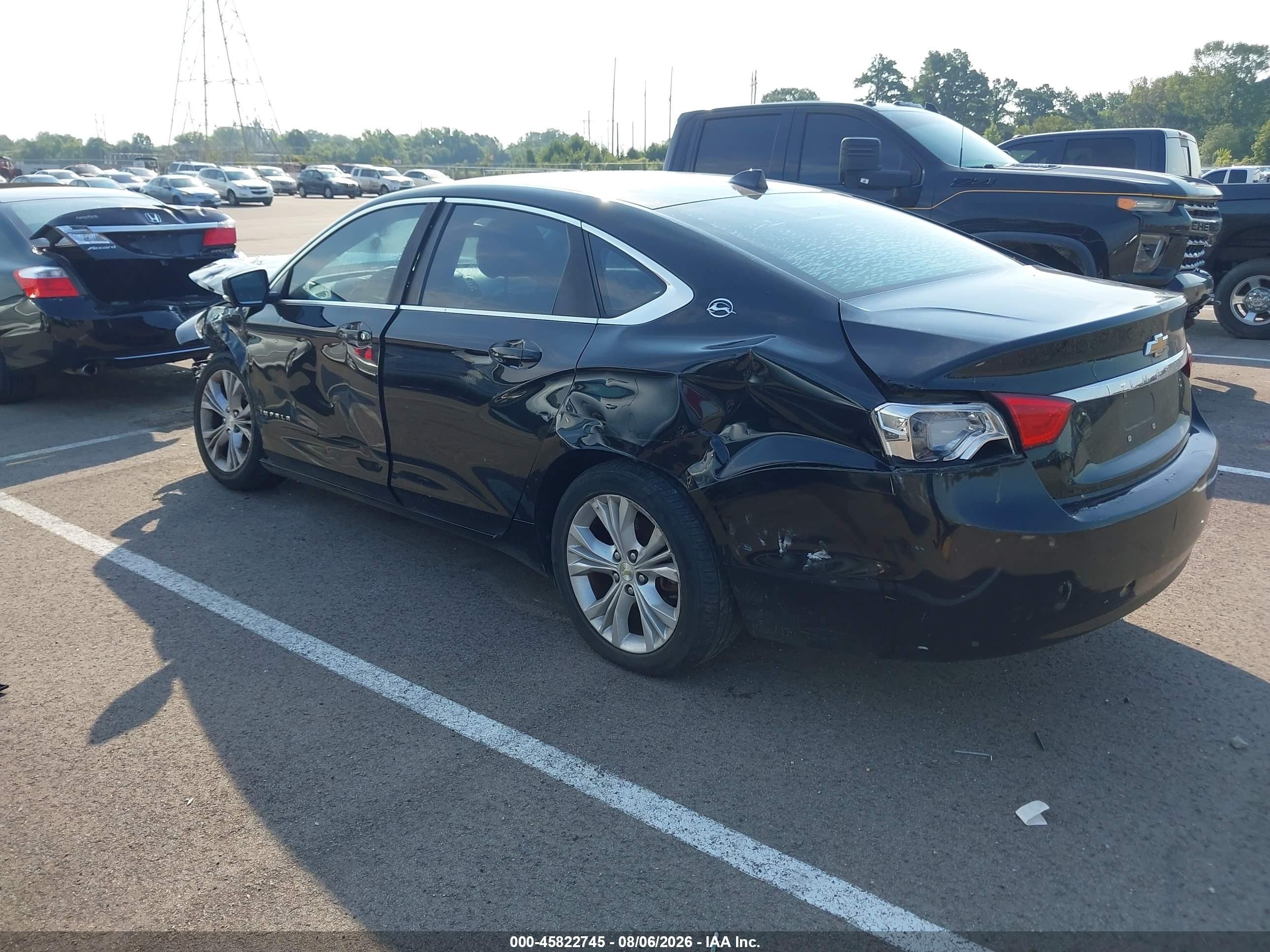 2014 Chevrolet Impala 2lt Black vin: 2G1125S33E9224601