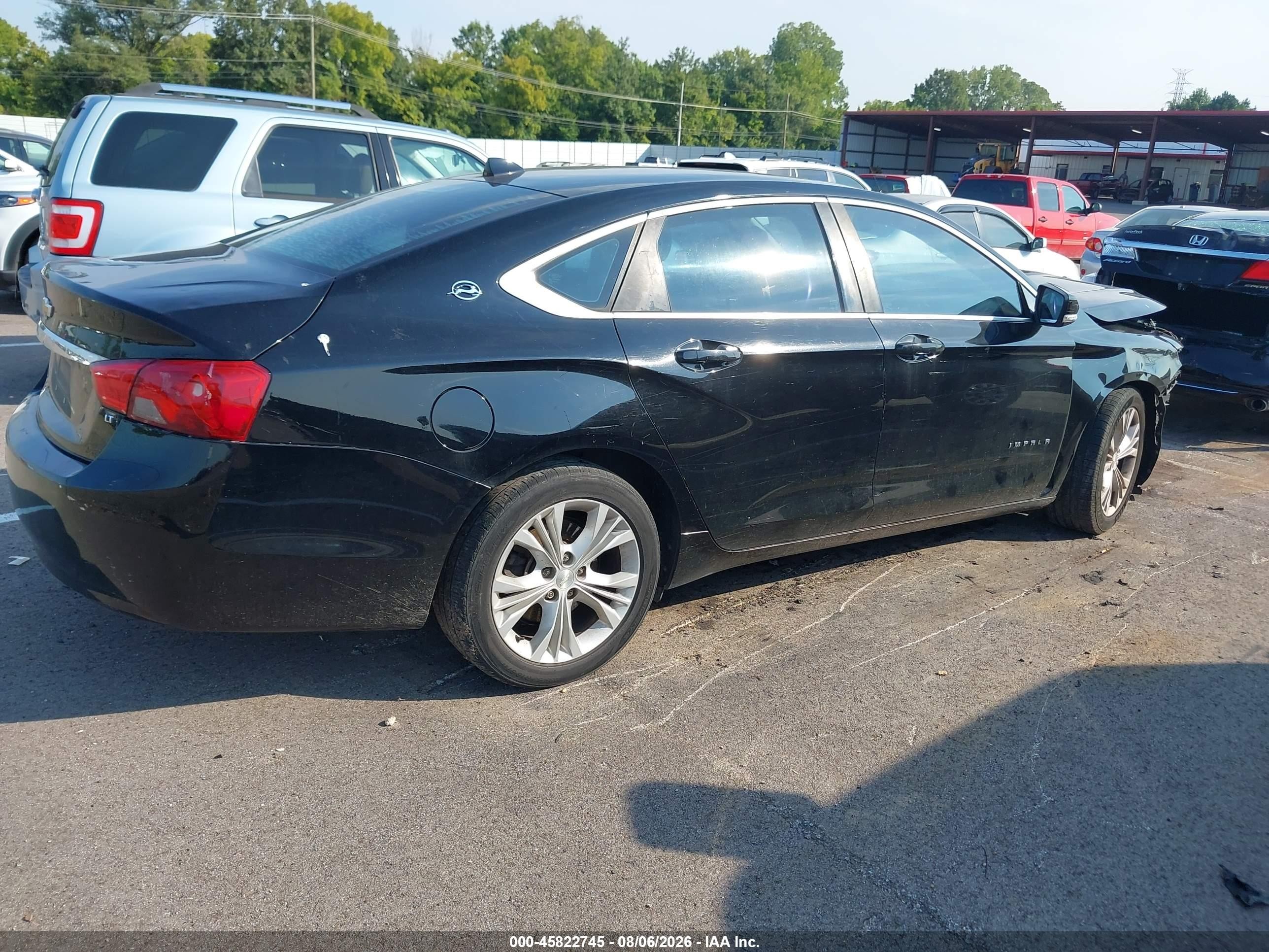 2014 Chevrolet Impala 2lt Black vin: 2G1125S33E9224601