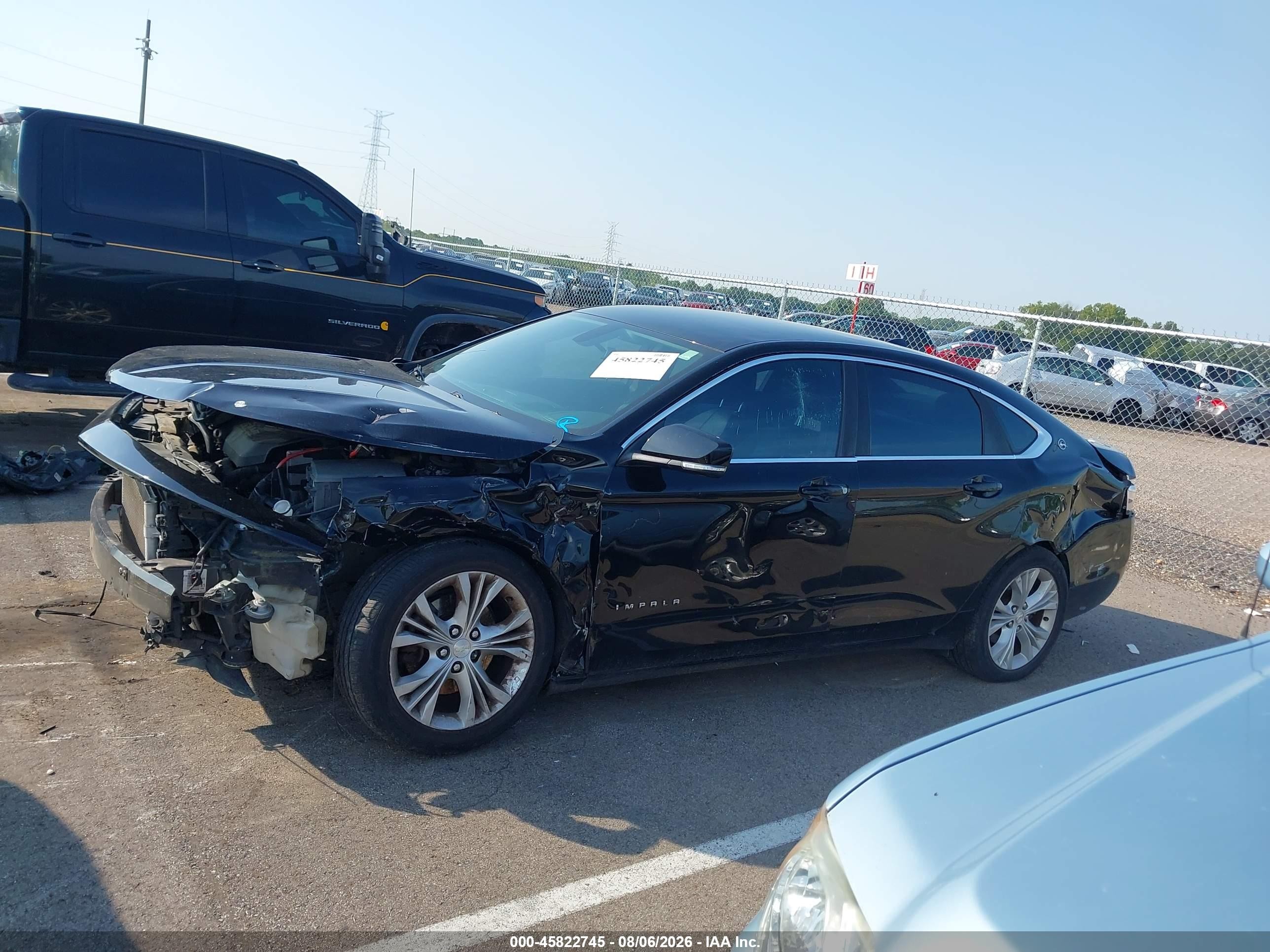 2014 Chevrolet Impala 2lt Black vin: 2G1125S33E9224601