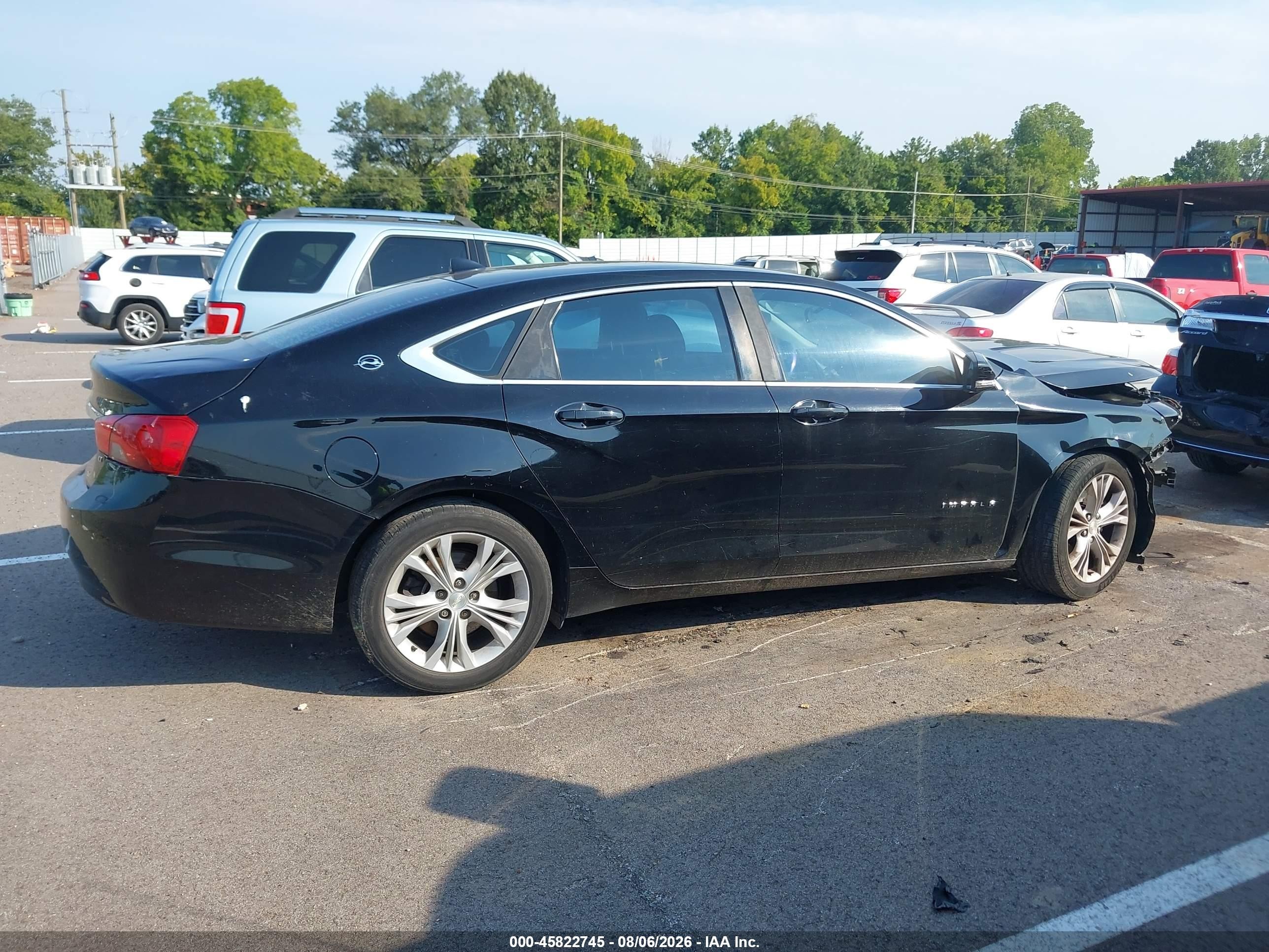 2014 Chevrolet Impala 2lt Black vin: 2G1125S33E9224601