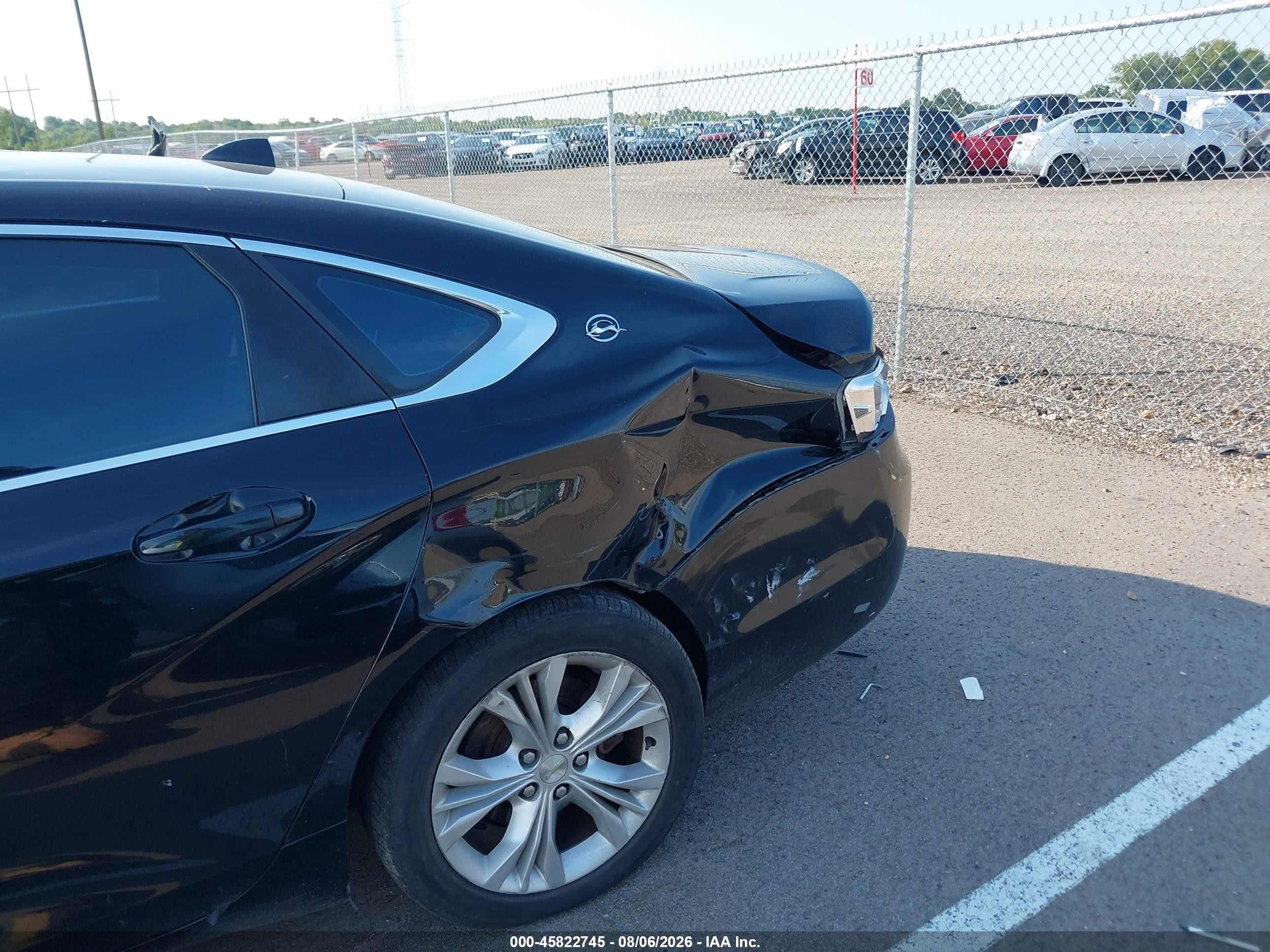 2014 Chevrolet Impala 2lt Black vin: 2G1125S33E9224601