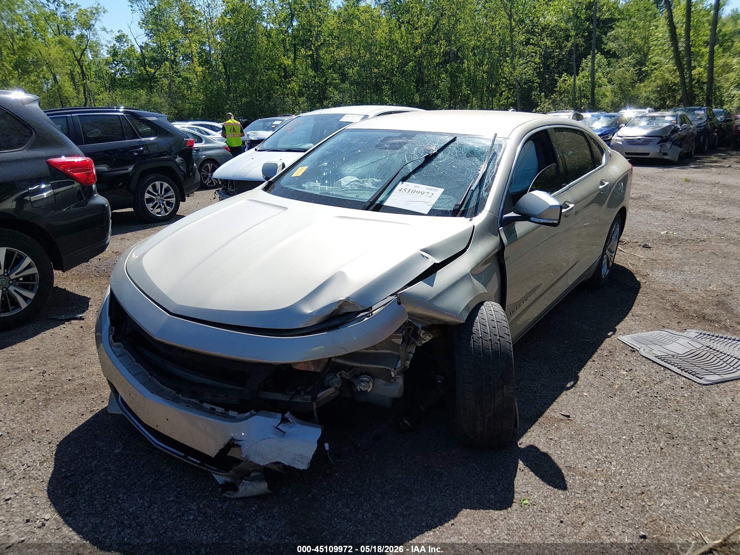 2014 Chevrolet Impala 2lt Gold vin: 2G1125S33E9251913