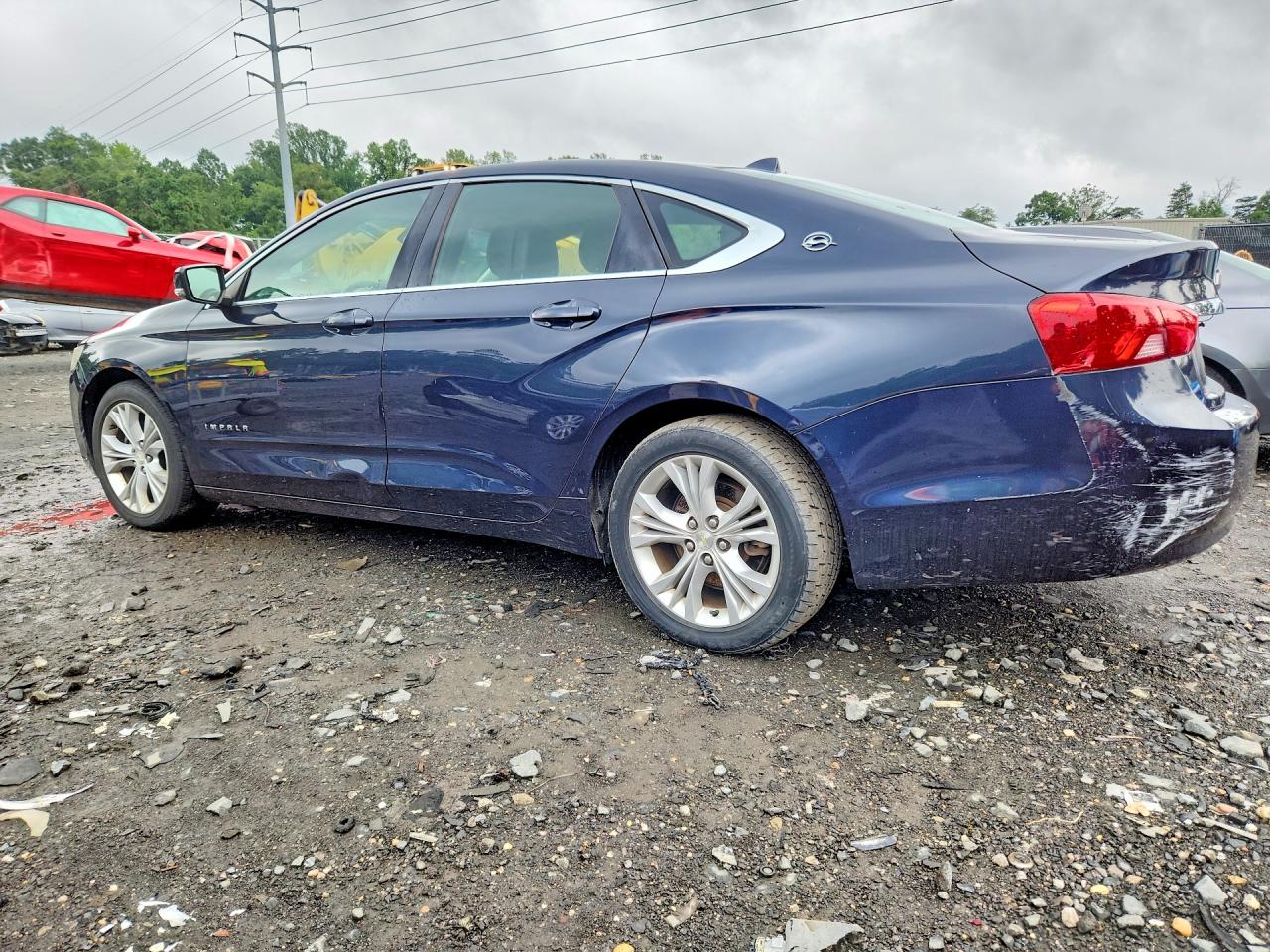 2014 Chevrolet Impala Lt Blue vin: 2G1125S33E9291098