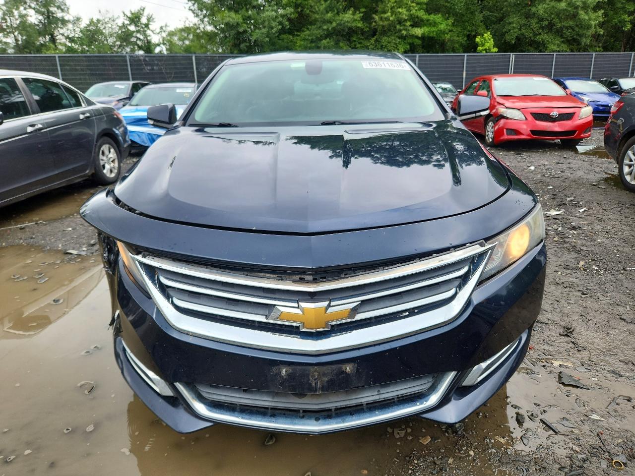 2014 Chevrolet Impala Lt Blue vin: 2G1125S33E9291098