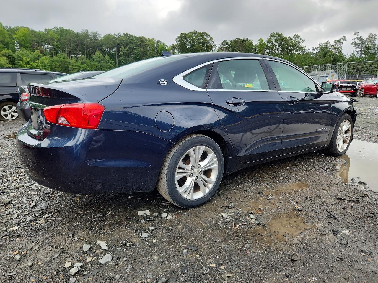 2014 Chevrolet Impala Lt Blue vin: 2G1125S33E9291098