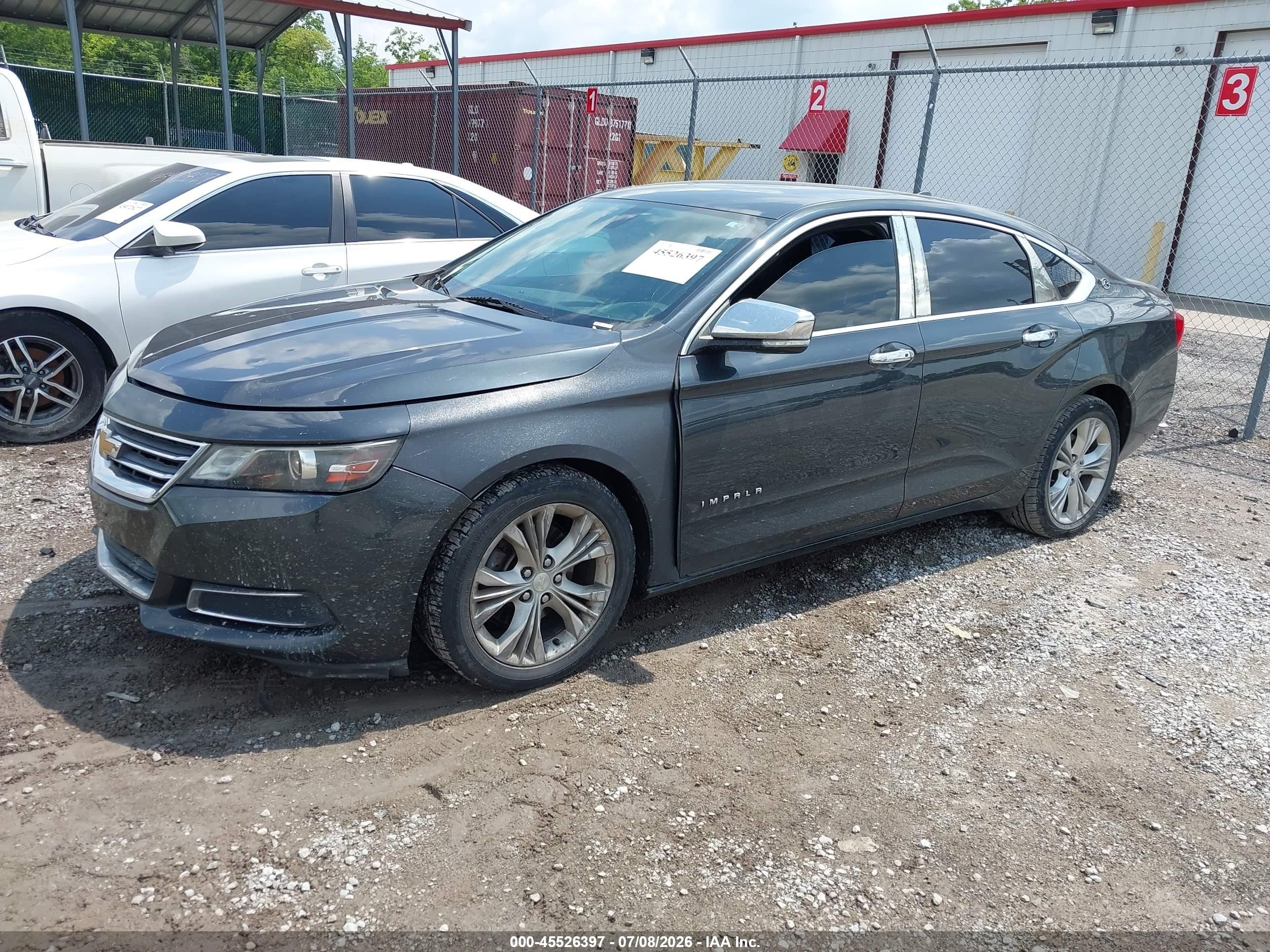 2014 Chevrolet Impala 2lt Black vin: 2G1125S33E9308840