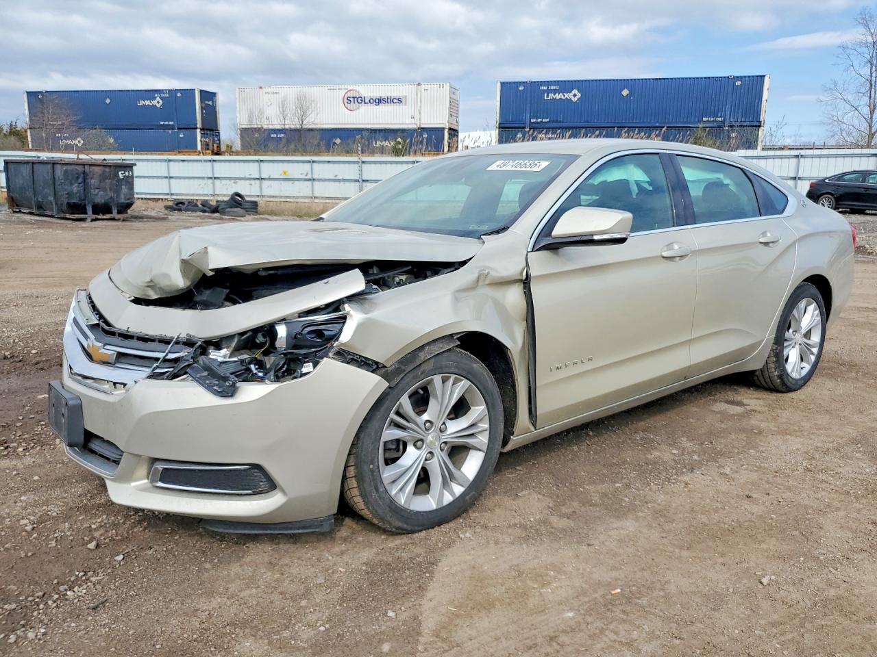 2015 Chevrolet Impala Lt Beige vin: 2G1125S33F9264498