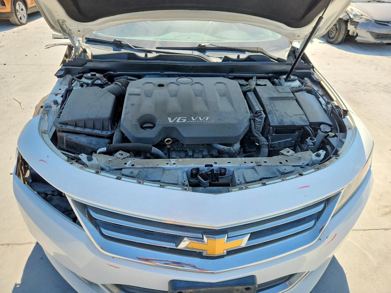 2015 Chevrolet Impala Lt White vin: 2G1125S33F9274559