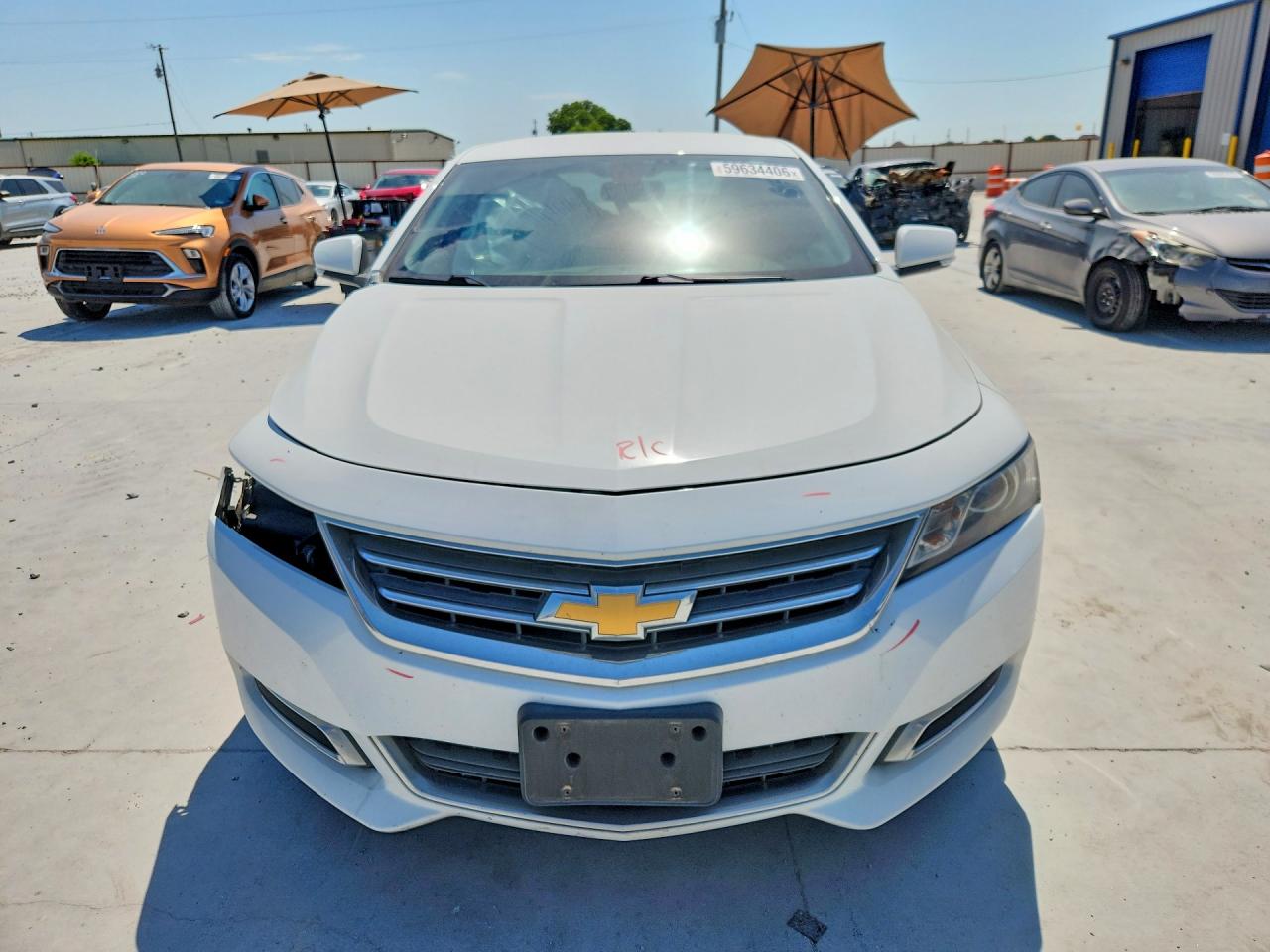 2015 Chevrolet Impala Lt White vin: 2G1125S33F9274559