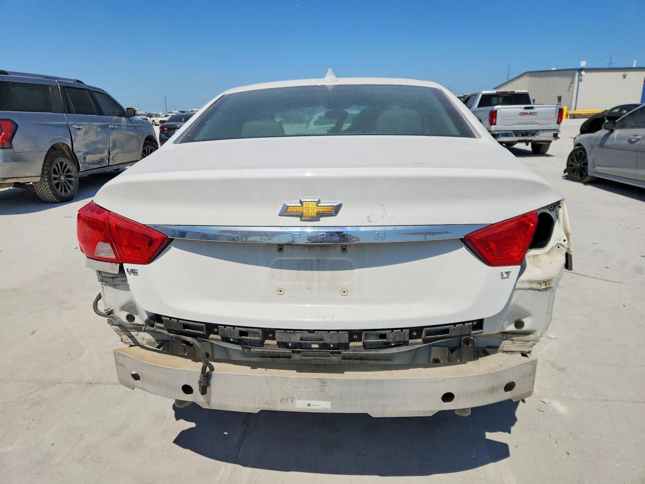2015 Chevrolet Impala Lt White vin: 2G1125S33F9274559