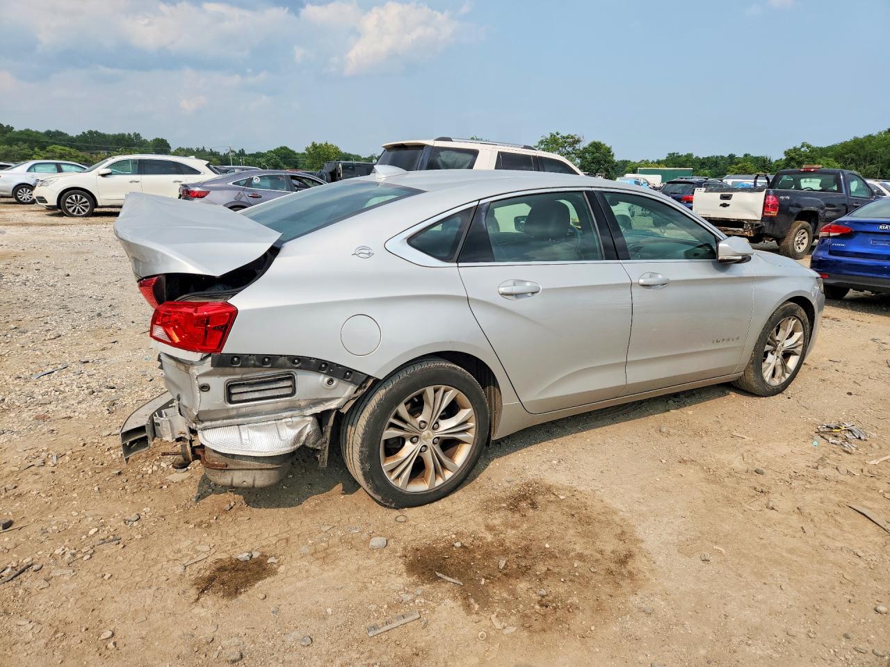 2015 Chevrolet Impala Lt Silver vin: 2G1125S33F9281219