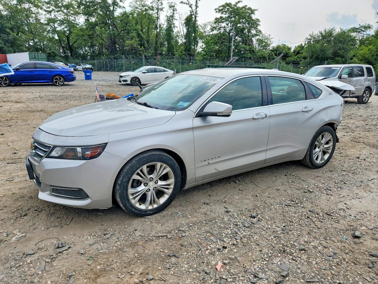 2015 Chevrolet Impala Lt Silver vin: 2G1125S33F9281219