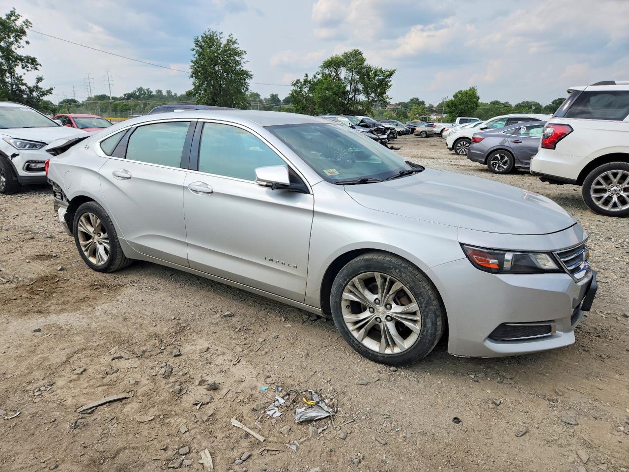 2015 Chevrolet Impala Lt Silver vin: 2G1125S33F9281219