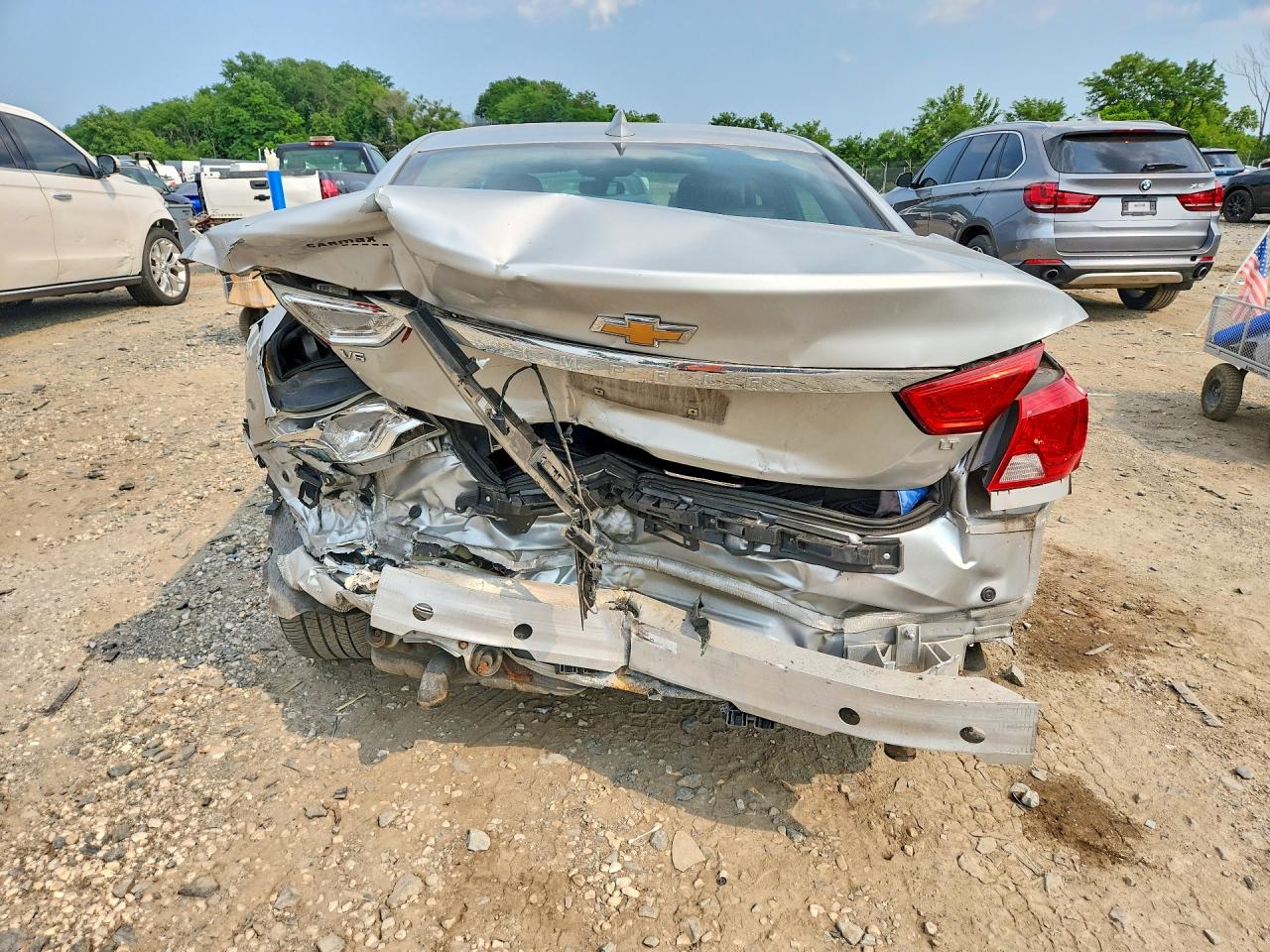 2015 Chevrolet Impala Lt Silver vin: 2G1125S33F9281219
