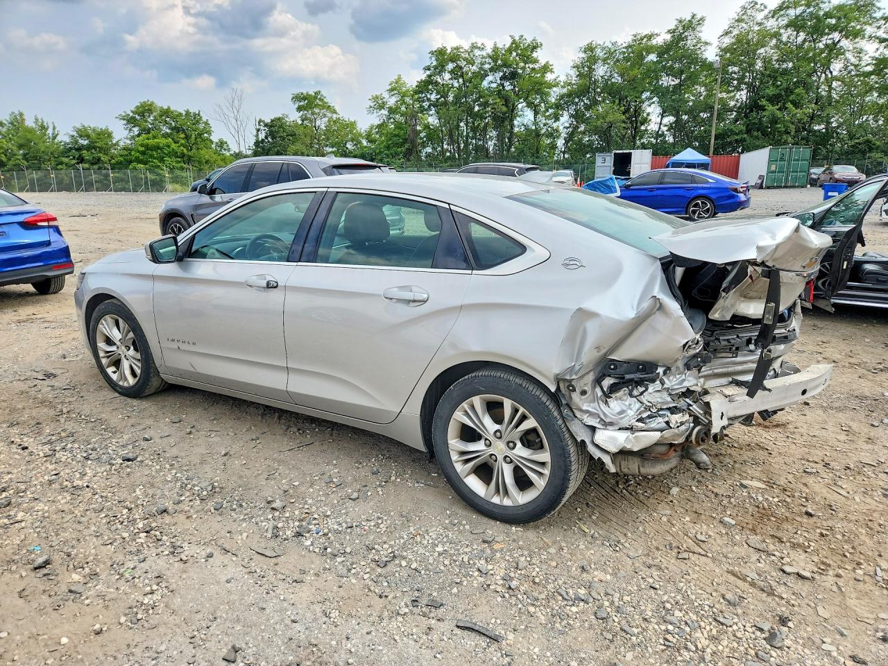 2015 Chevrolet Impala Lt Silver vin: 2G1125S33F9281219