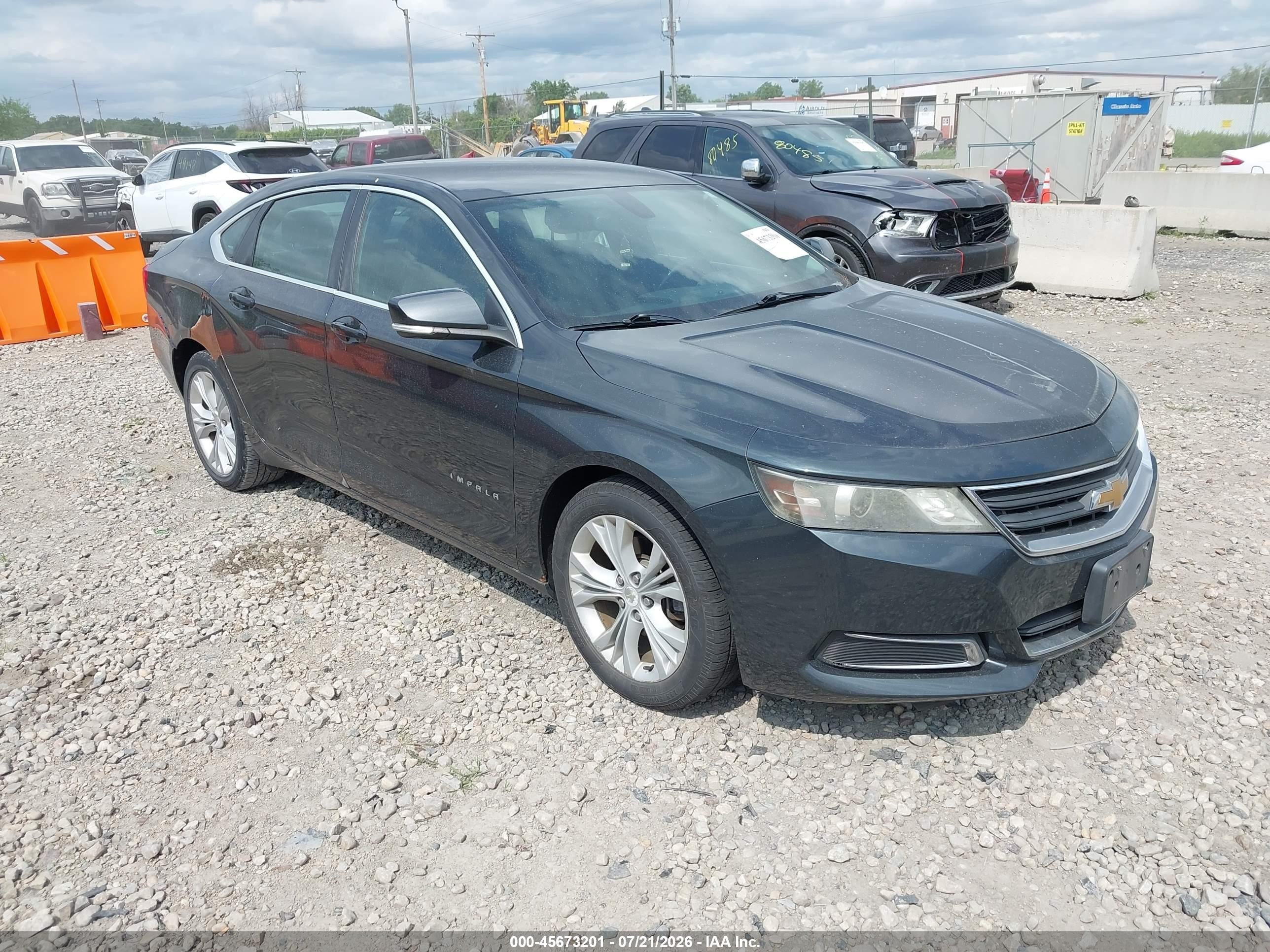 2014 Chevrolet Impala 2lt Gray vin: 2G1125S34E9112339