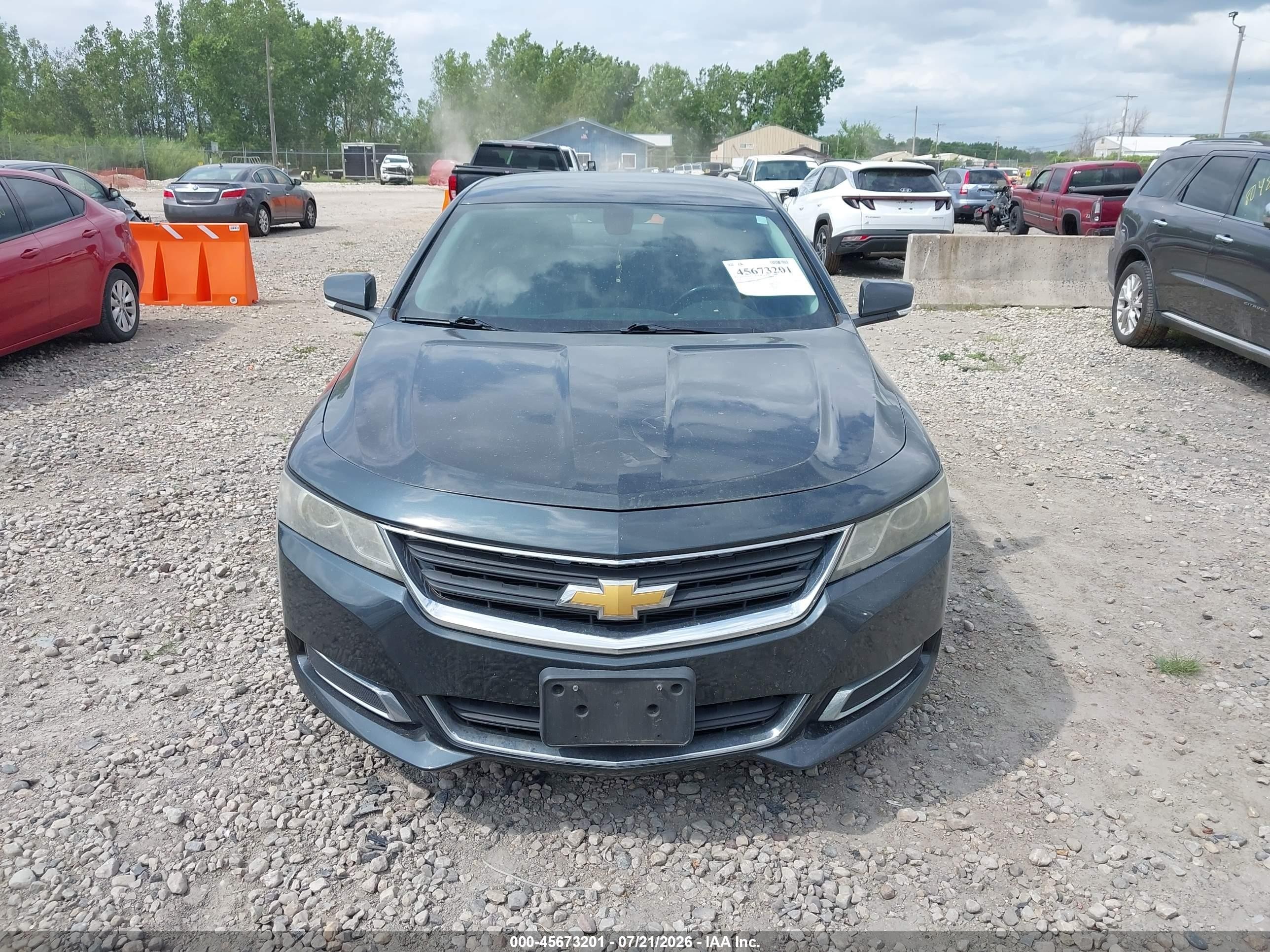 2014 Chevrolet Impala 2lt Gray vin: 2G1125S34E9112339