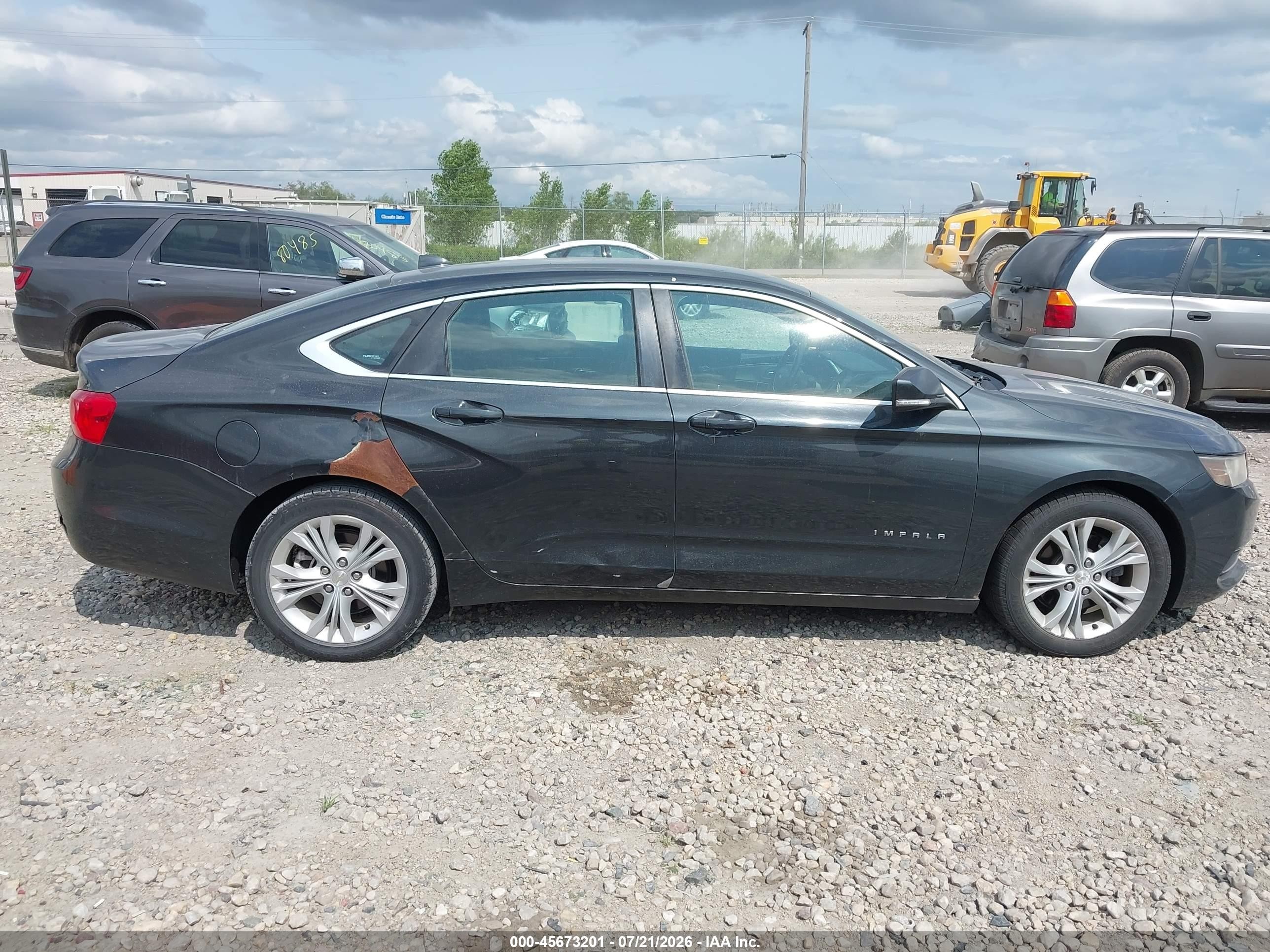 2014 Chevrolet Impala 2lt Gray vin: 2G1125S34E9112339