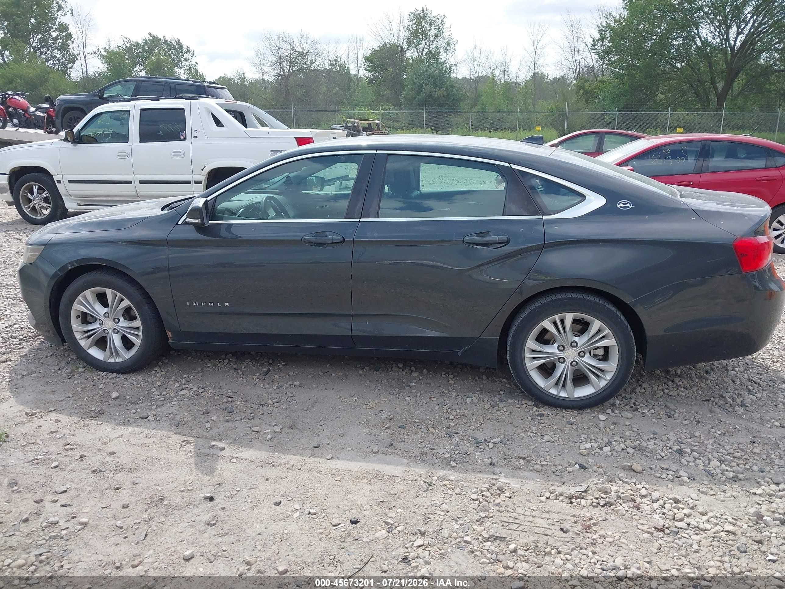 2014 Chevrolet Impala 2lt Gray vin: 2G1125S34E9112339