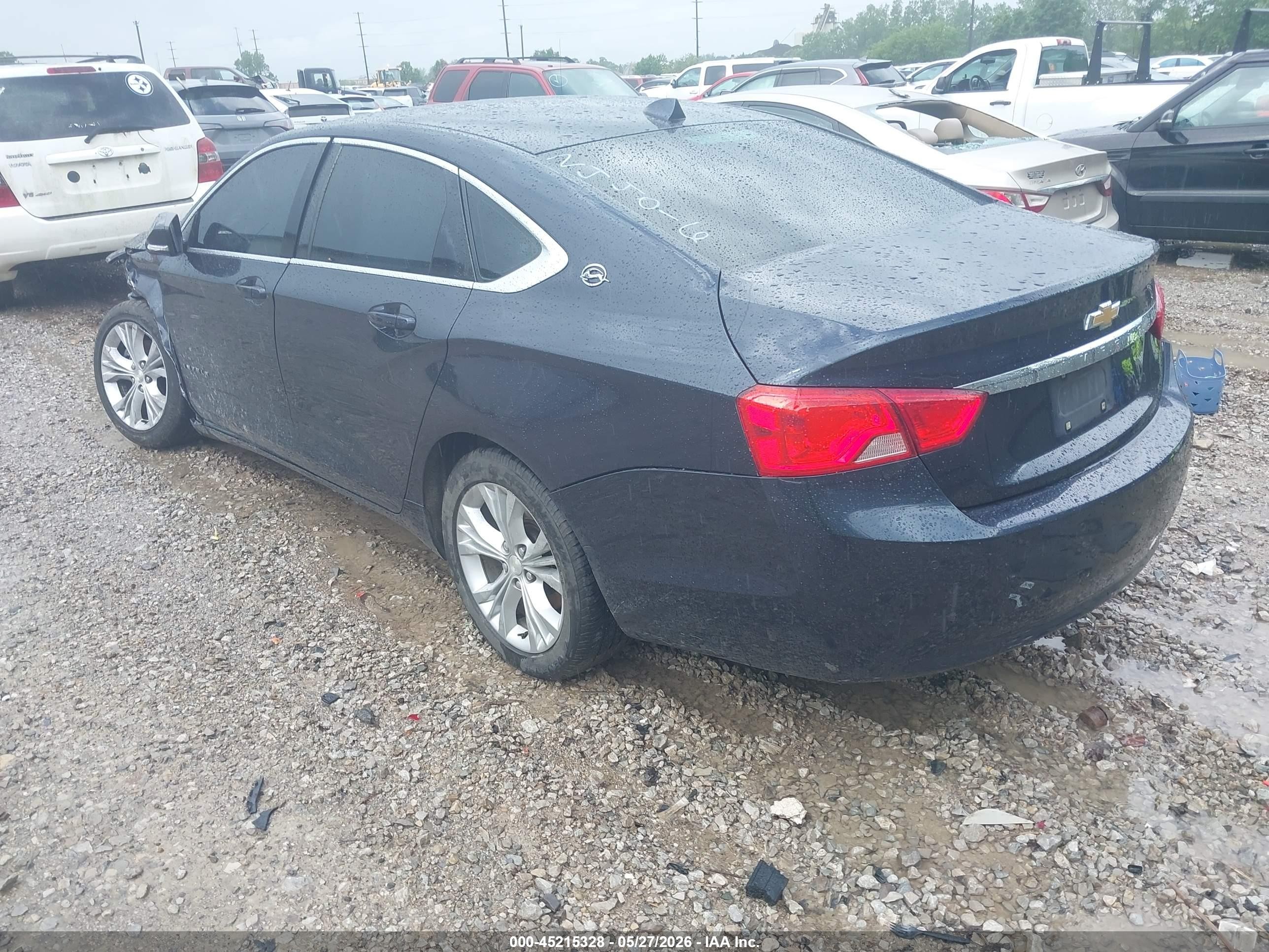 2014 Chevrolet Impala 2lt Blue vin: 2G1125S34E9244016