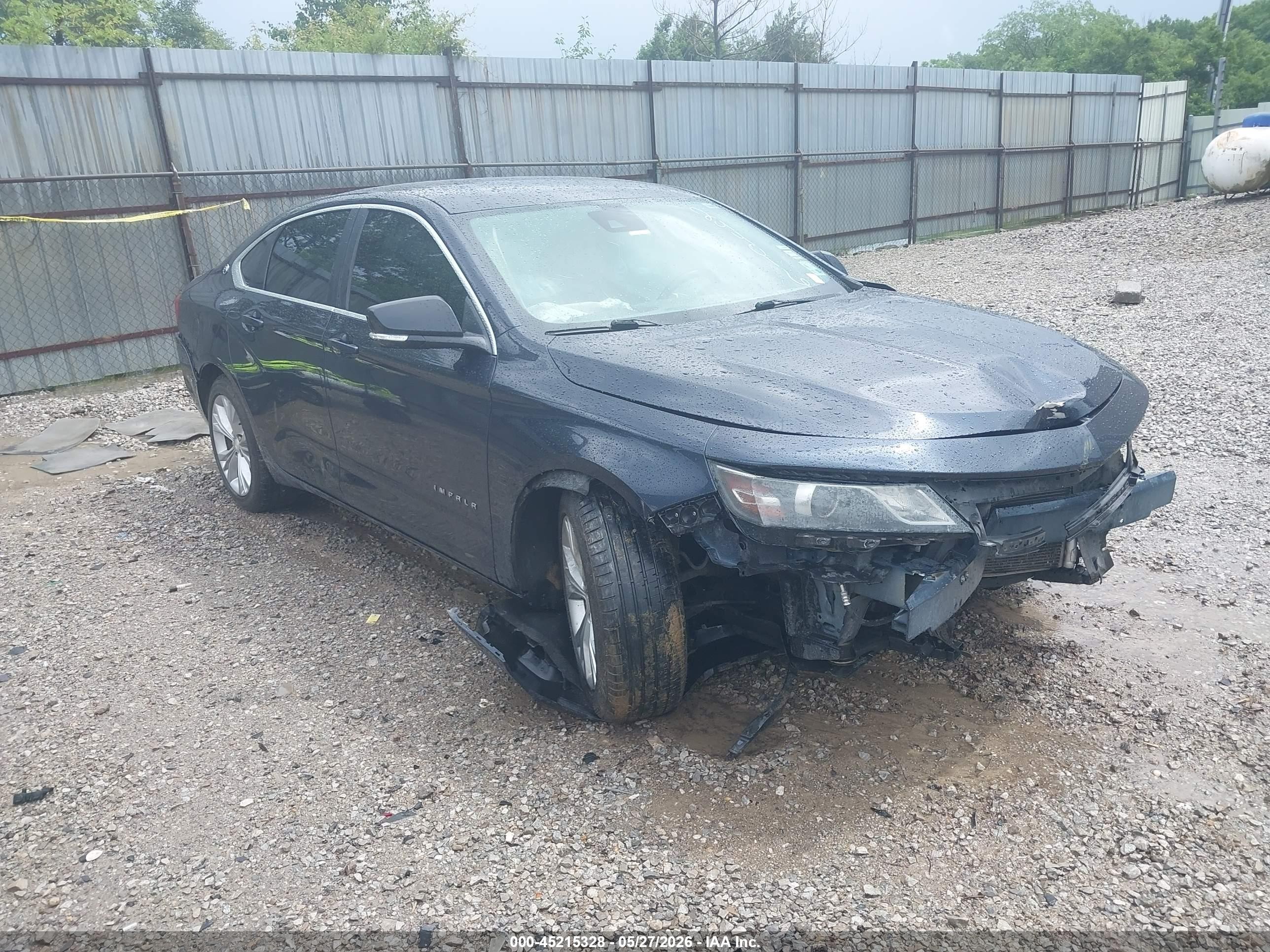 2014 Chevrolet Impala 2lt Blue vin: 2G1125S34E9244016