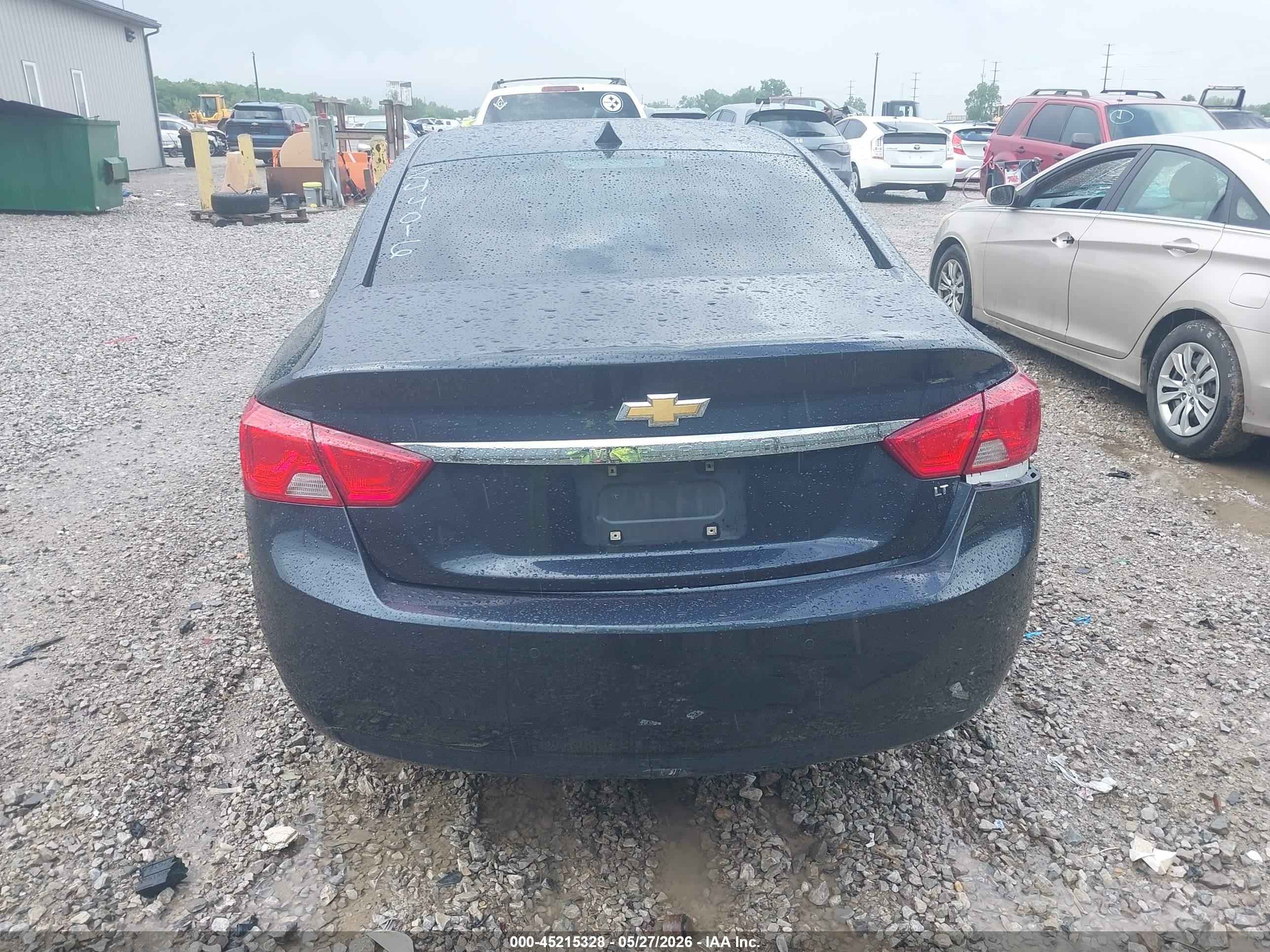 2014 Chevrolet Impala 2lt Blue vin: 2G1125S34E9244016