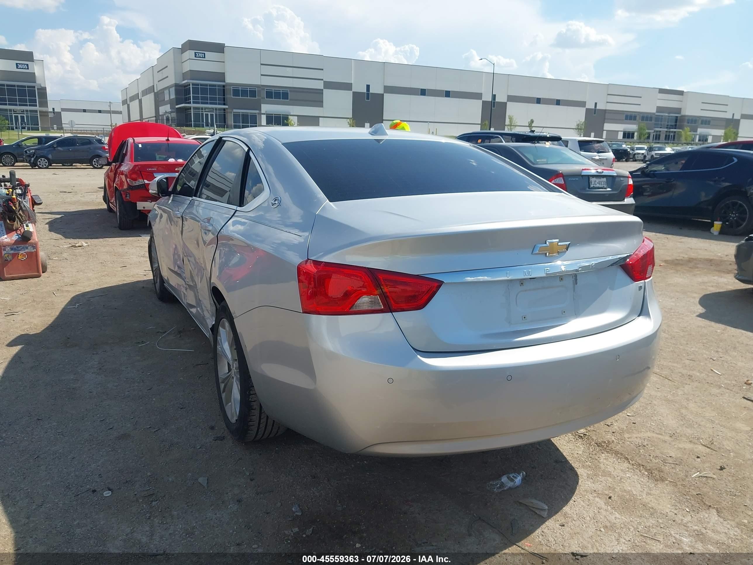 2014 Chevrolet Impala 2lt Silver vin: 2G1125S34E9244954