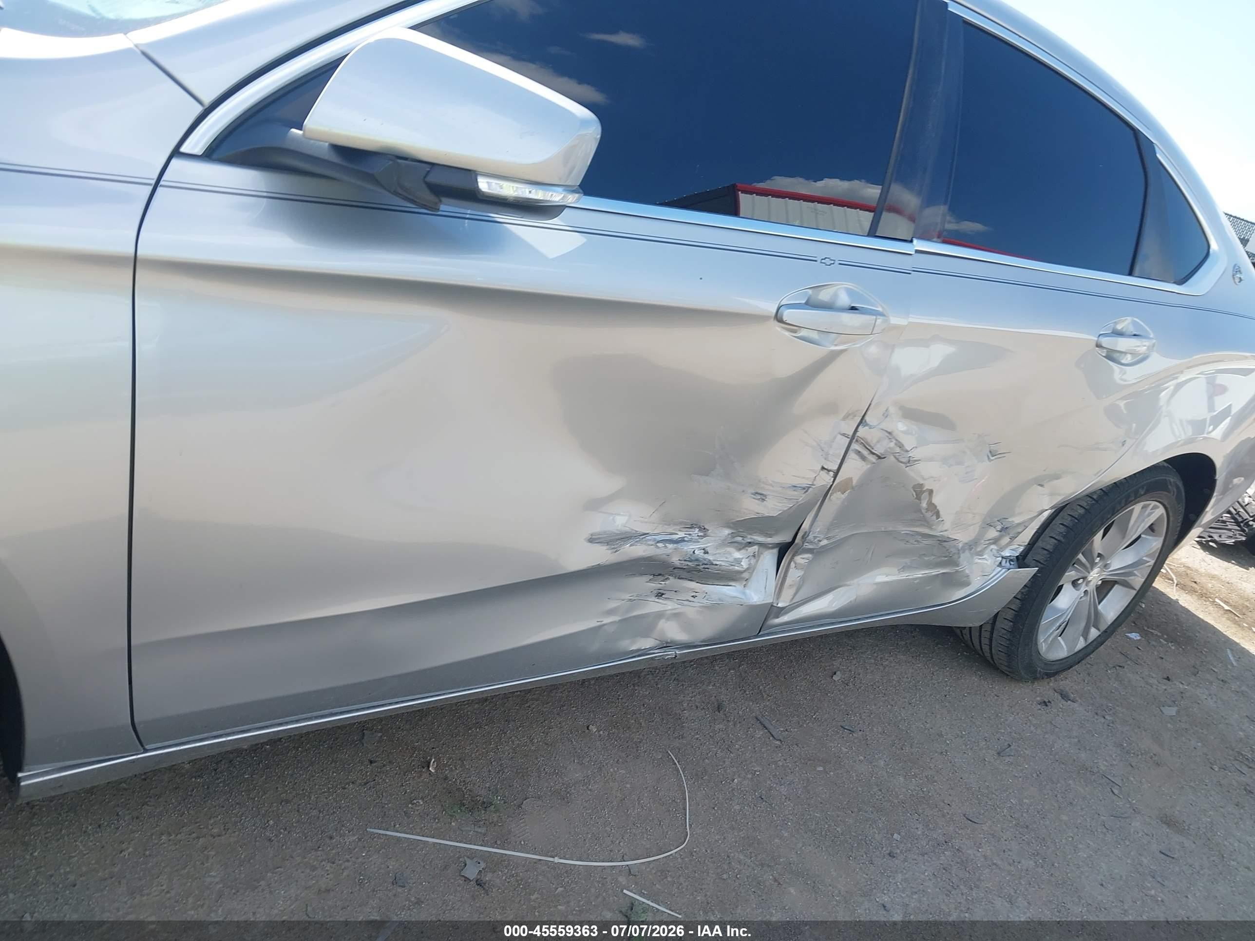 2014 Chevrolet Impala 2lt Silver vin: 2G1125S34E9244954
